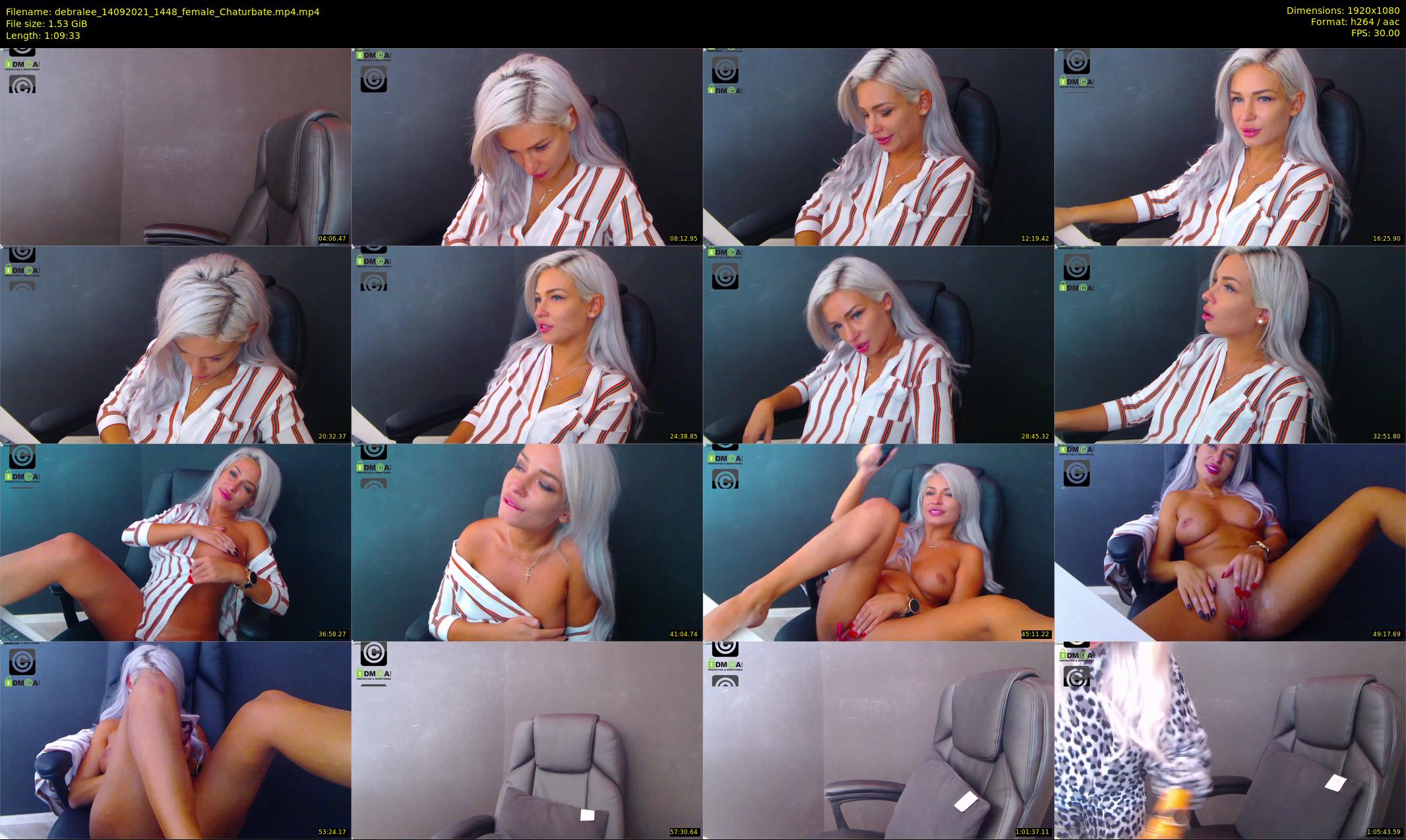 debralee — 70 minute Chaturbate female cam show recording, 1080p, Sep 14, 2021