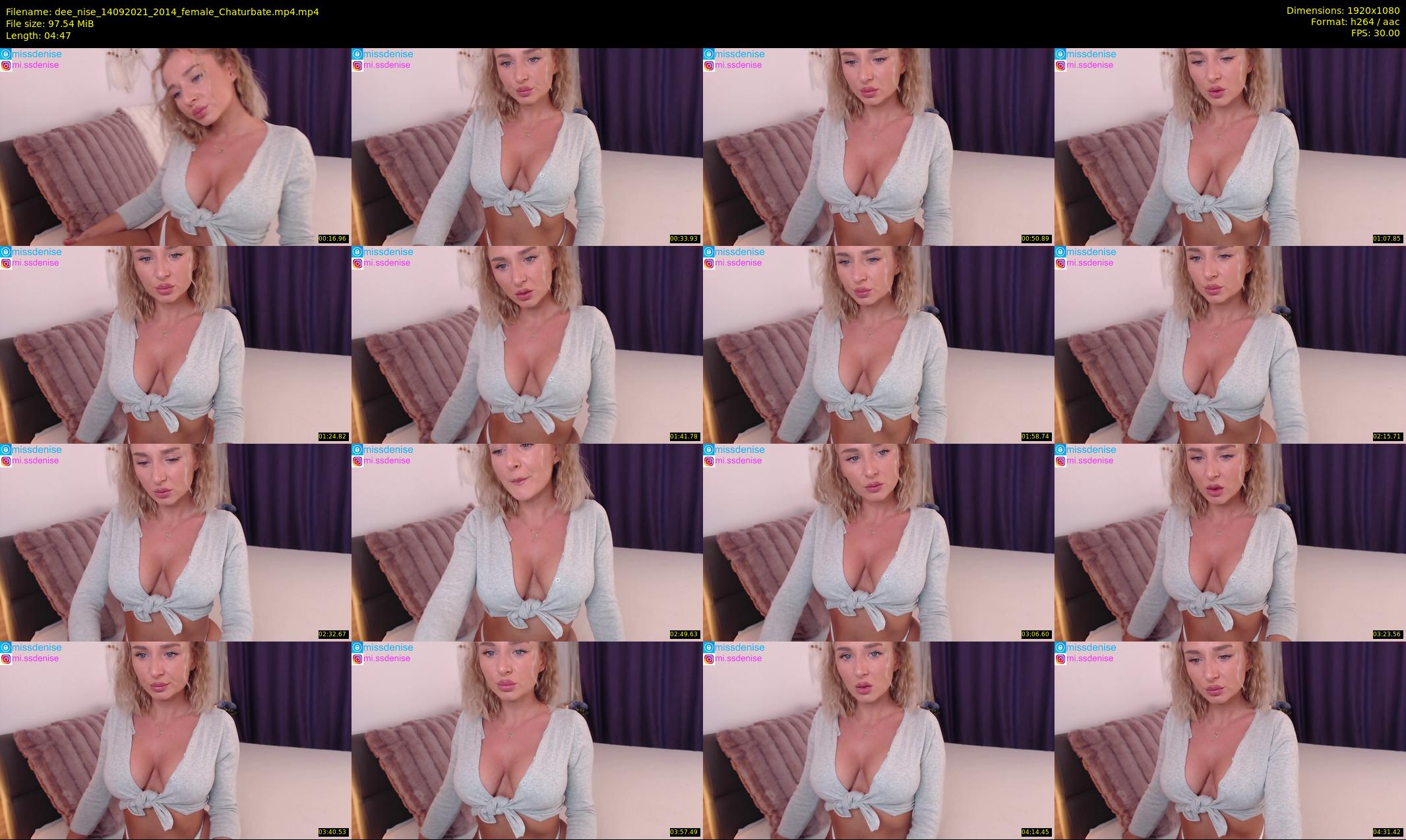 dee_nise — 5 minute Chaturbate female cam show recording, 1080p, Sep 14, 2021