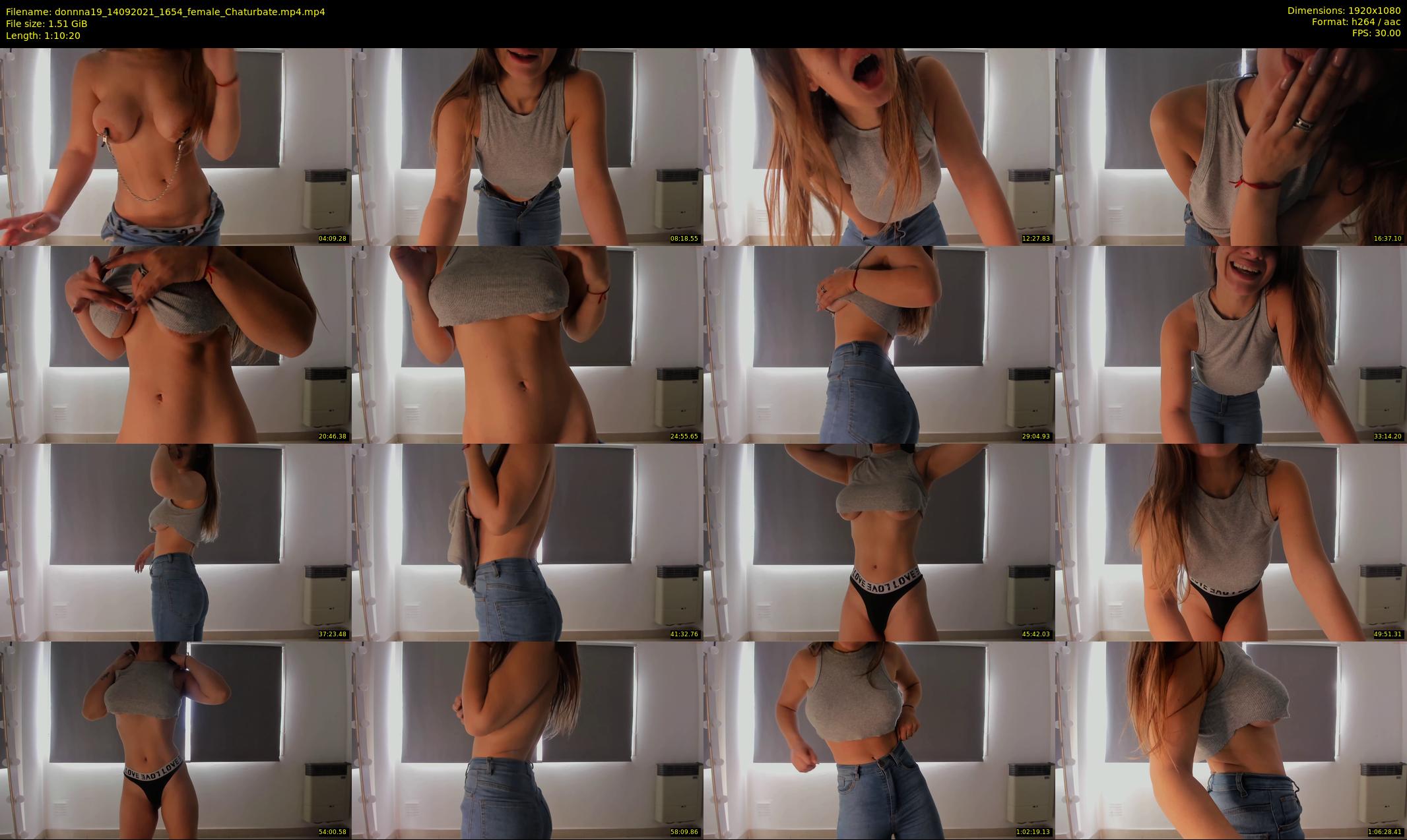 donnna19 — 71 minute Chaturbate female cam show recording, 1080p, Sep 14, 2021