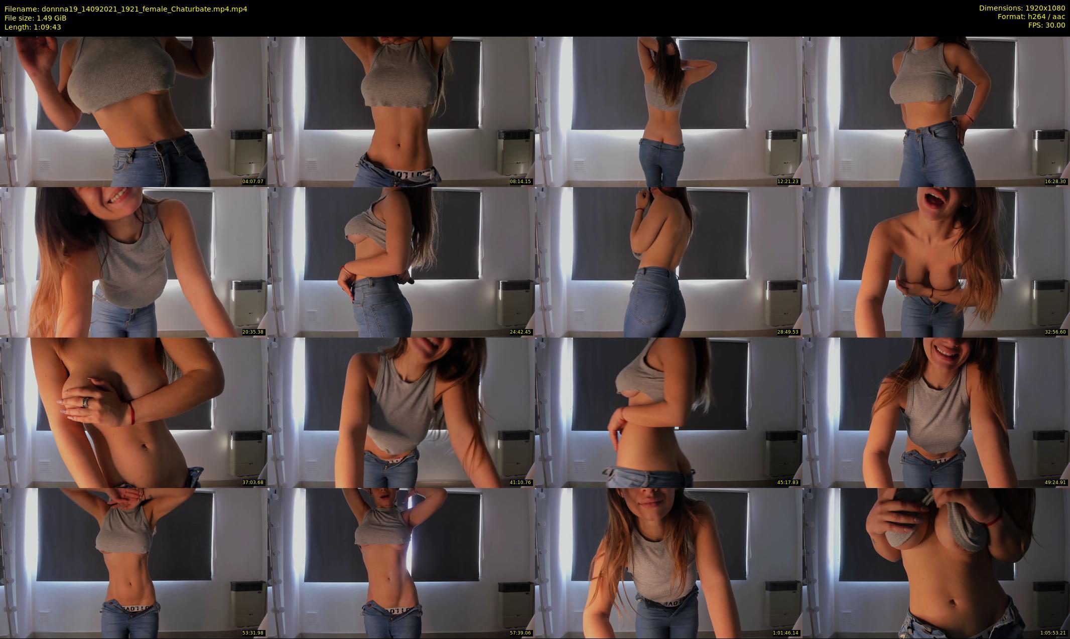 donnna19 — 70 minute Chaturbate female cam show recording, 1080p, Sep 14, 2021