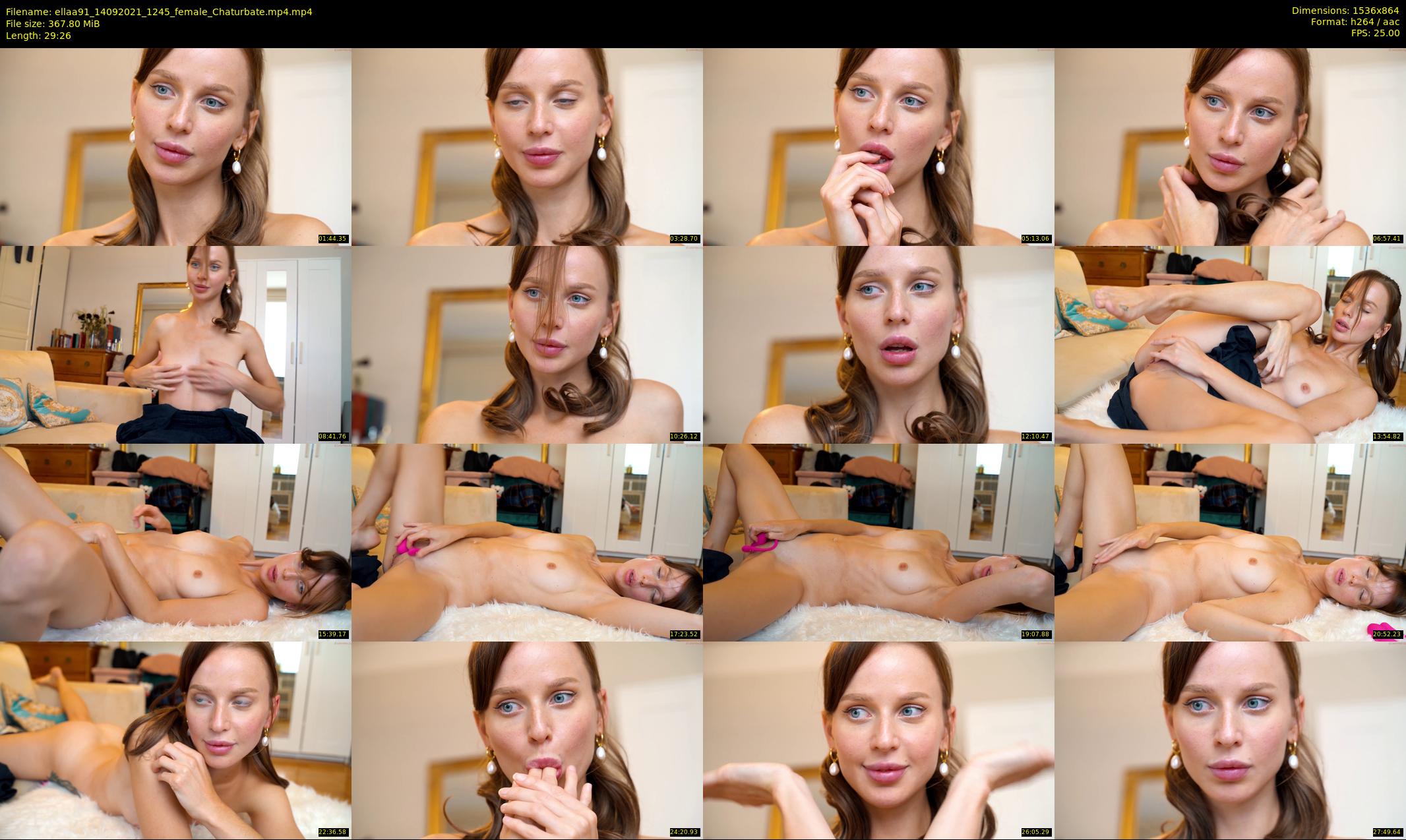 ellaa91 — 30 minute Chaturbate female cam show recording, 720p, Sep 14, 2021