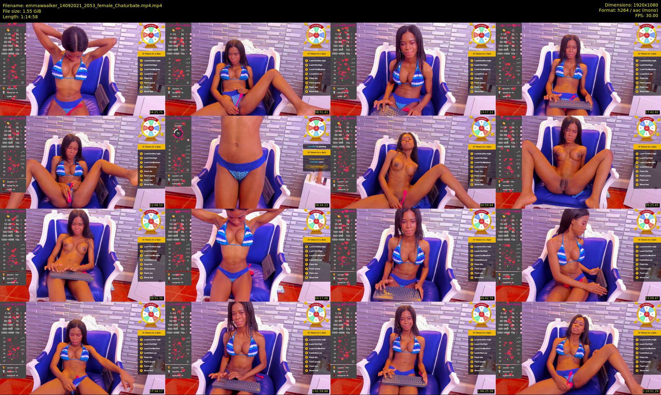emmawaalker — 75 minute Chaturbate female cam show recording, 1080p, Sep 14, 2021