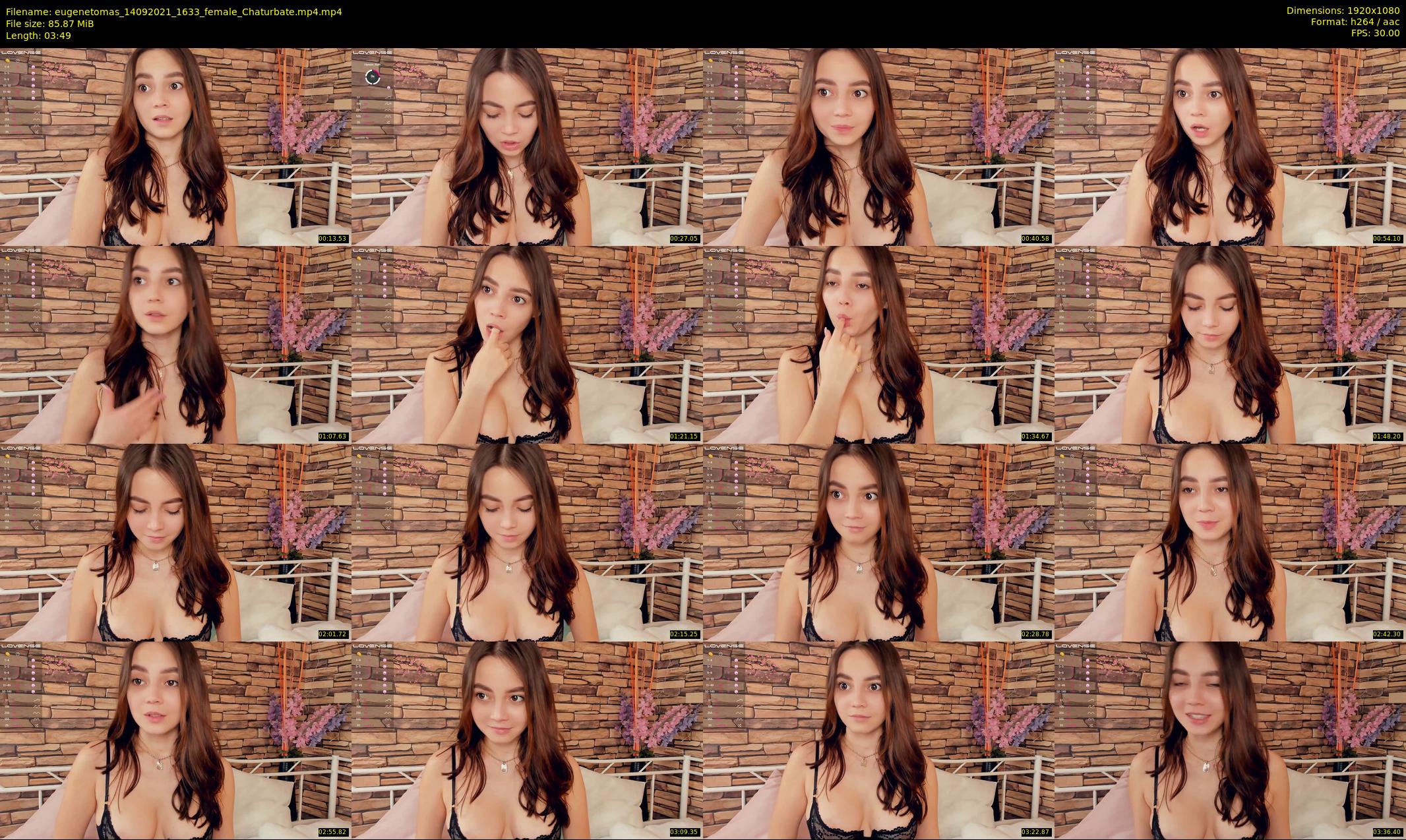 eugenetomas — 4 minute Chaturbate couple cam show recording, 1080p, Sep 14, 2021