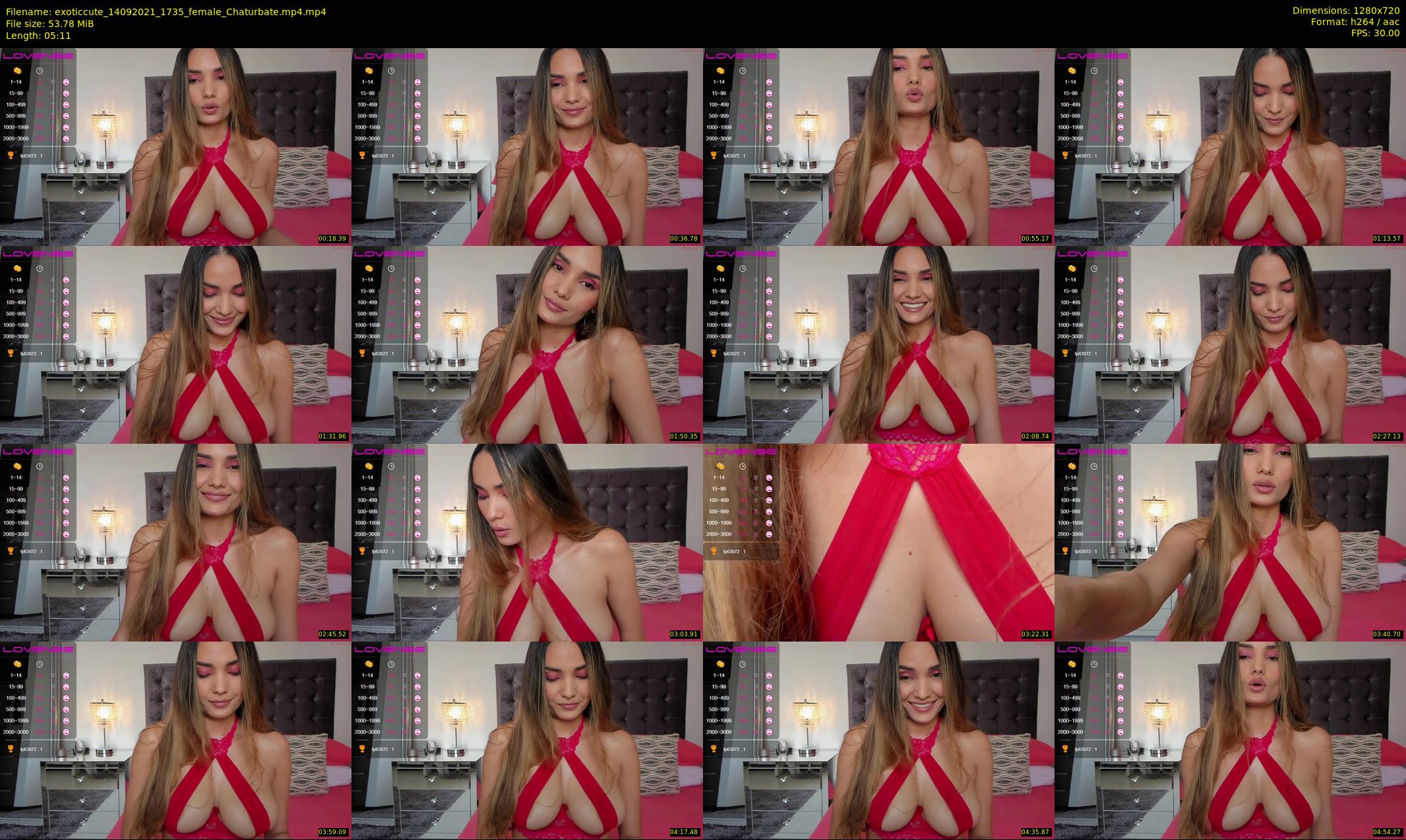 exoticcute — 6 minute Chaturbate female cam show recording, 720p, Sep 14, 2021