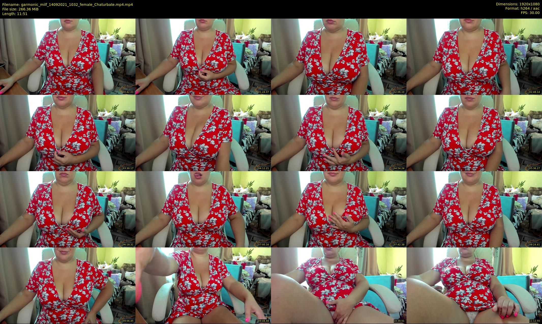 garmonic_milf — 12 minute Chaturbate female cam show recording, 1080p, Sep 14, 2021