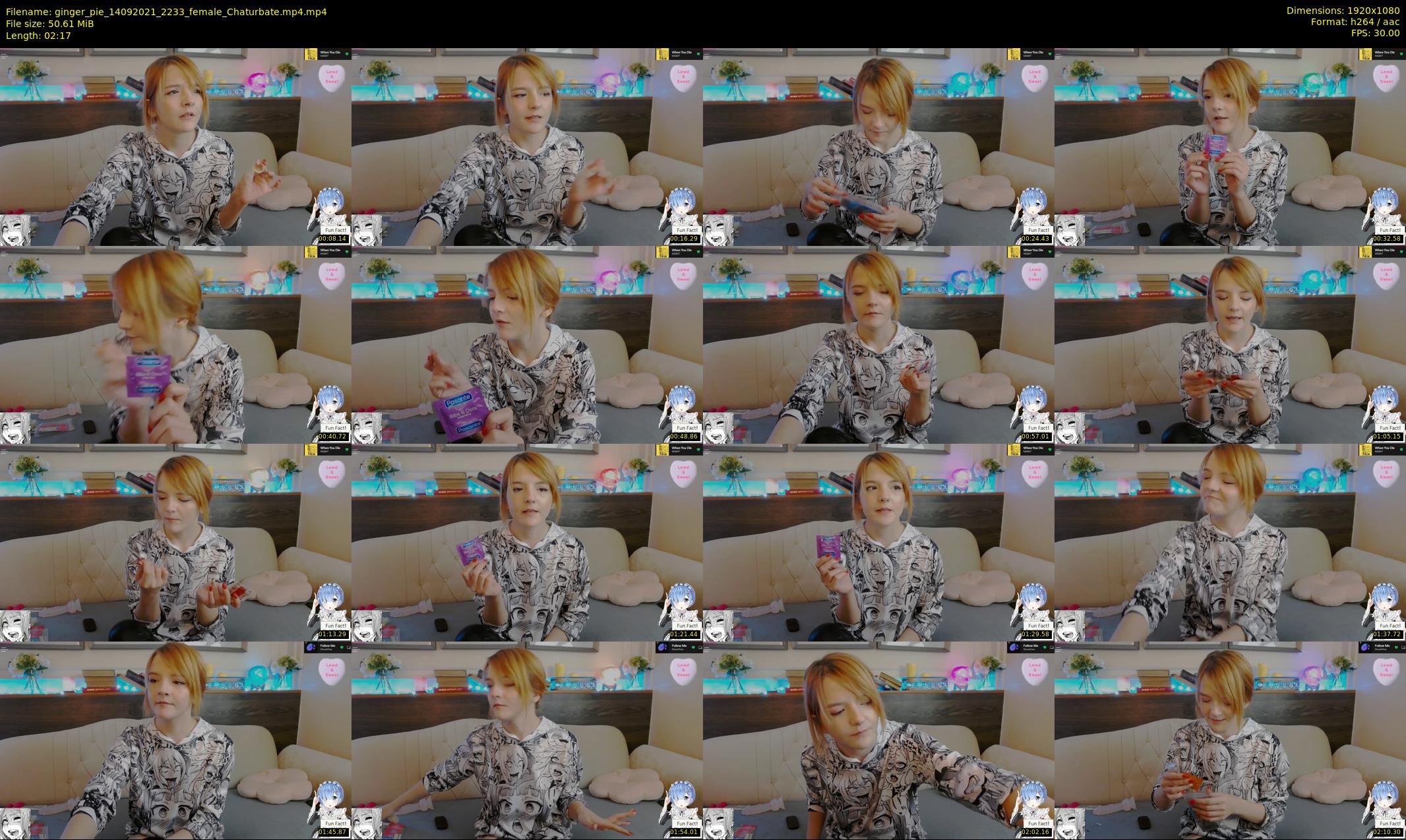 ginger_pie — 3 minute Chaturbate female cam show recording, 1080p, Sep 14, 2021