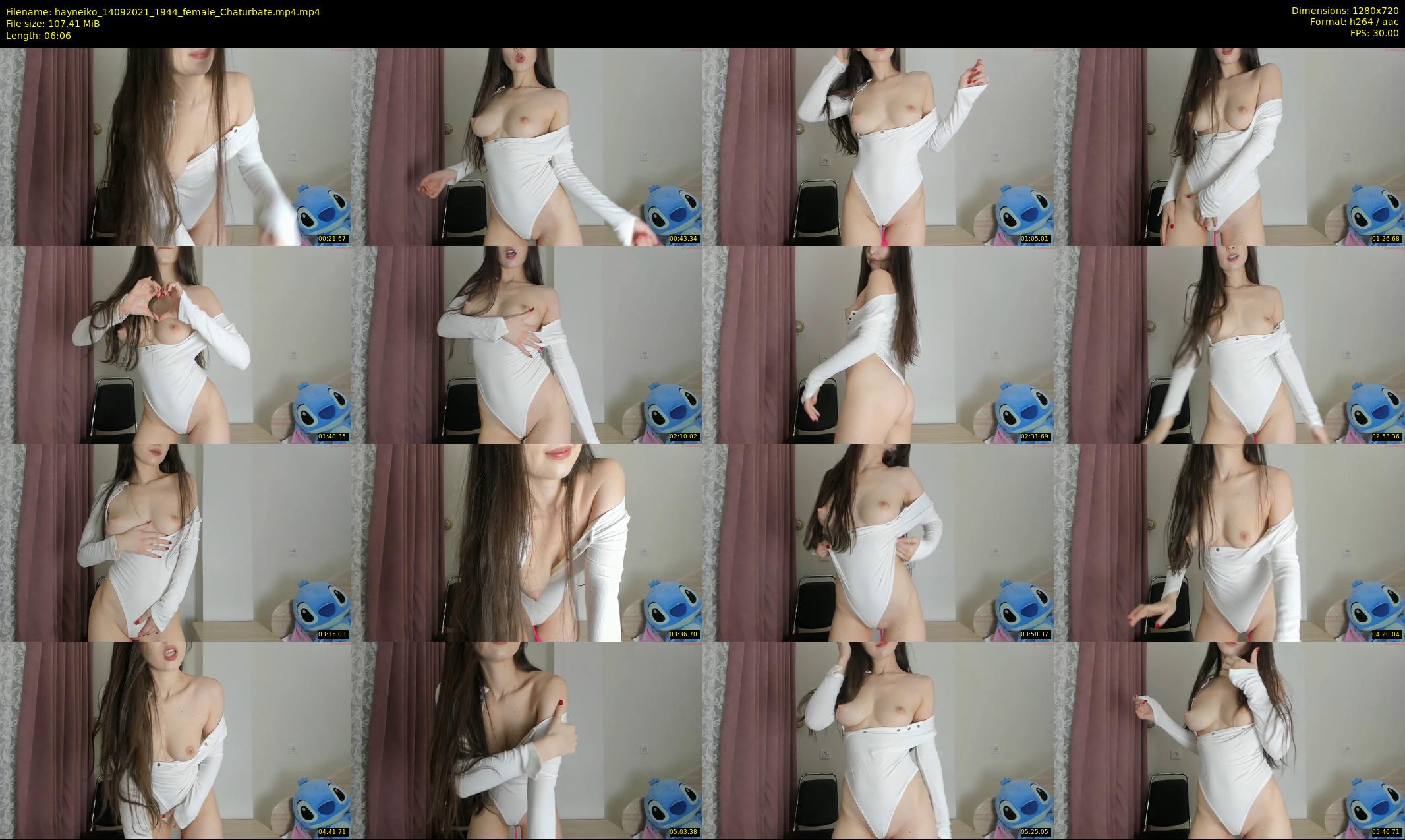 hayneiko — 7 minute Chaturbate female cam show recording, 720p, Sep 14, 2021