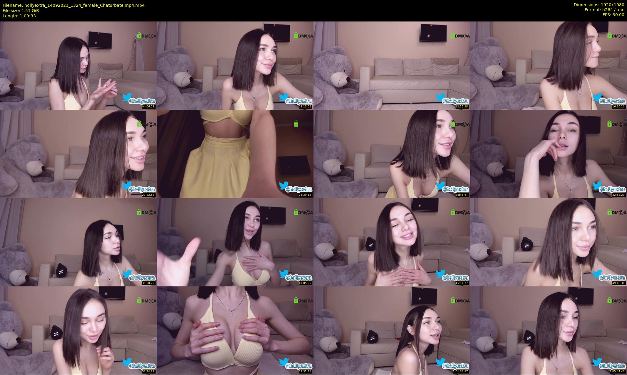 hollyextra — 70 minute Chaturbate female cam show recording, 1080p, Sep 14, 2021