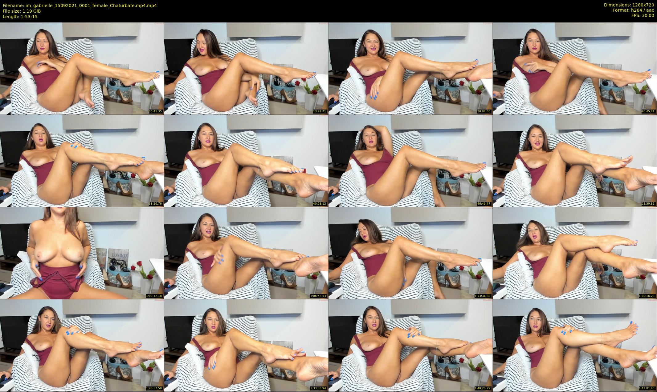 im_gabrielle — 114 minute Chaturbate female cam show recording, 720p, Sep 15, 2021