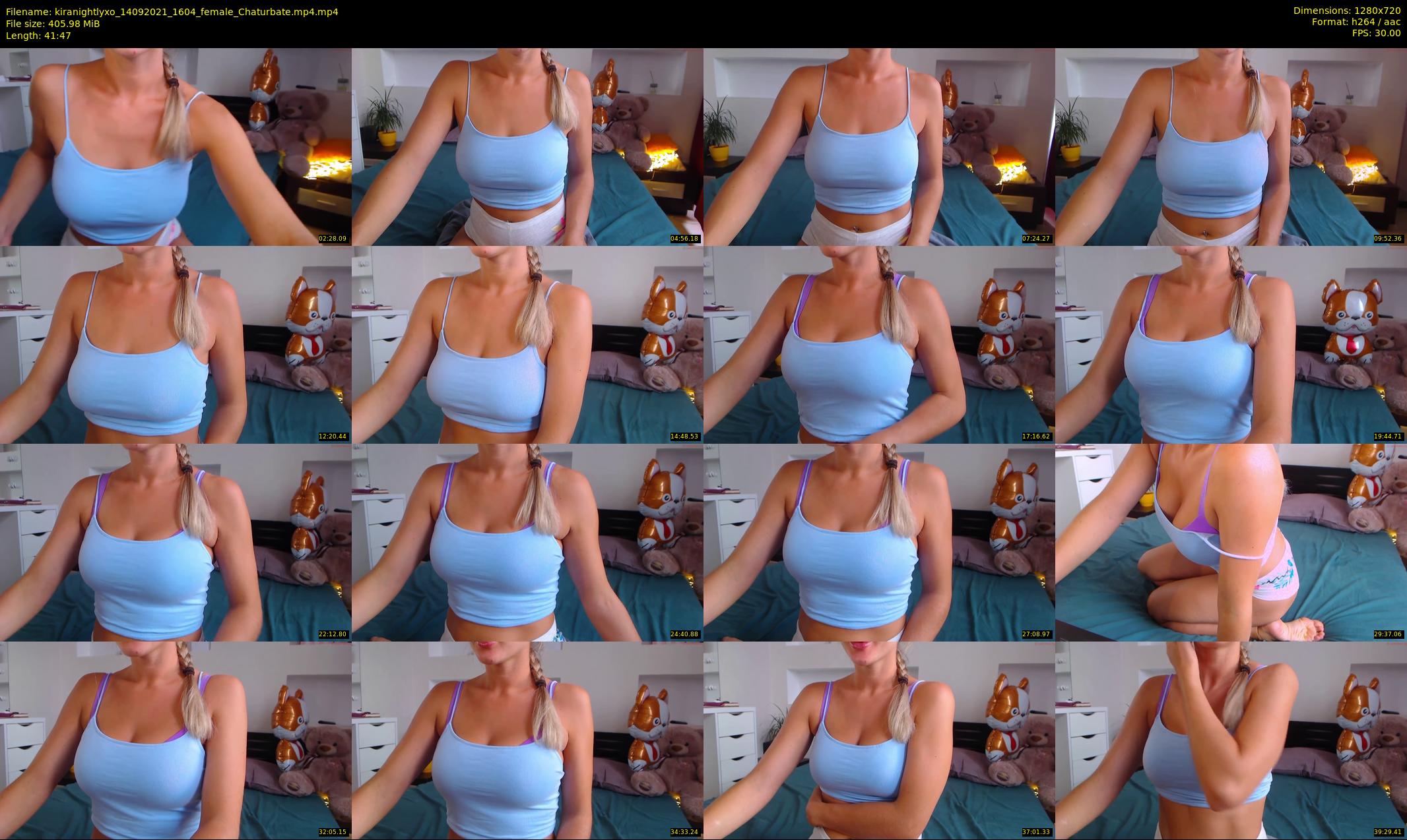 kiranightlyxo — 42 minute Chaturbate female cam show recording, 720p, Sep 14, 2021