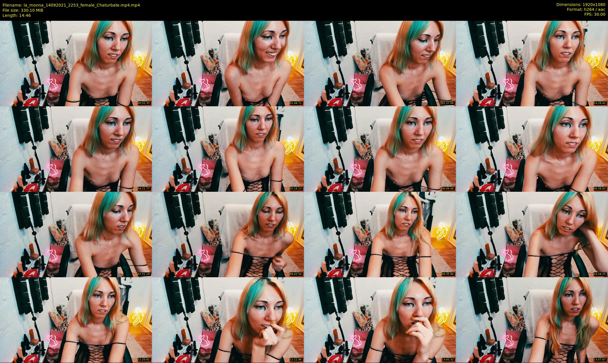 la_monna — 15 minute Chaturbate female cam show recording, 1080p, Sep 14, 2021