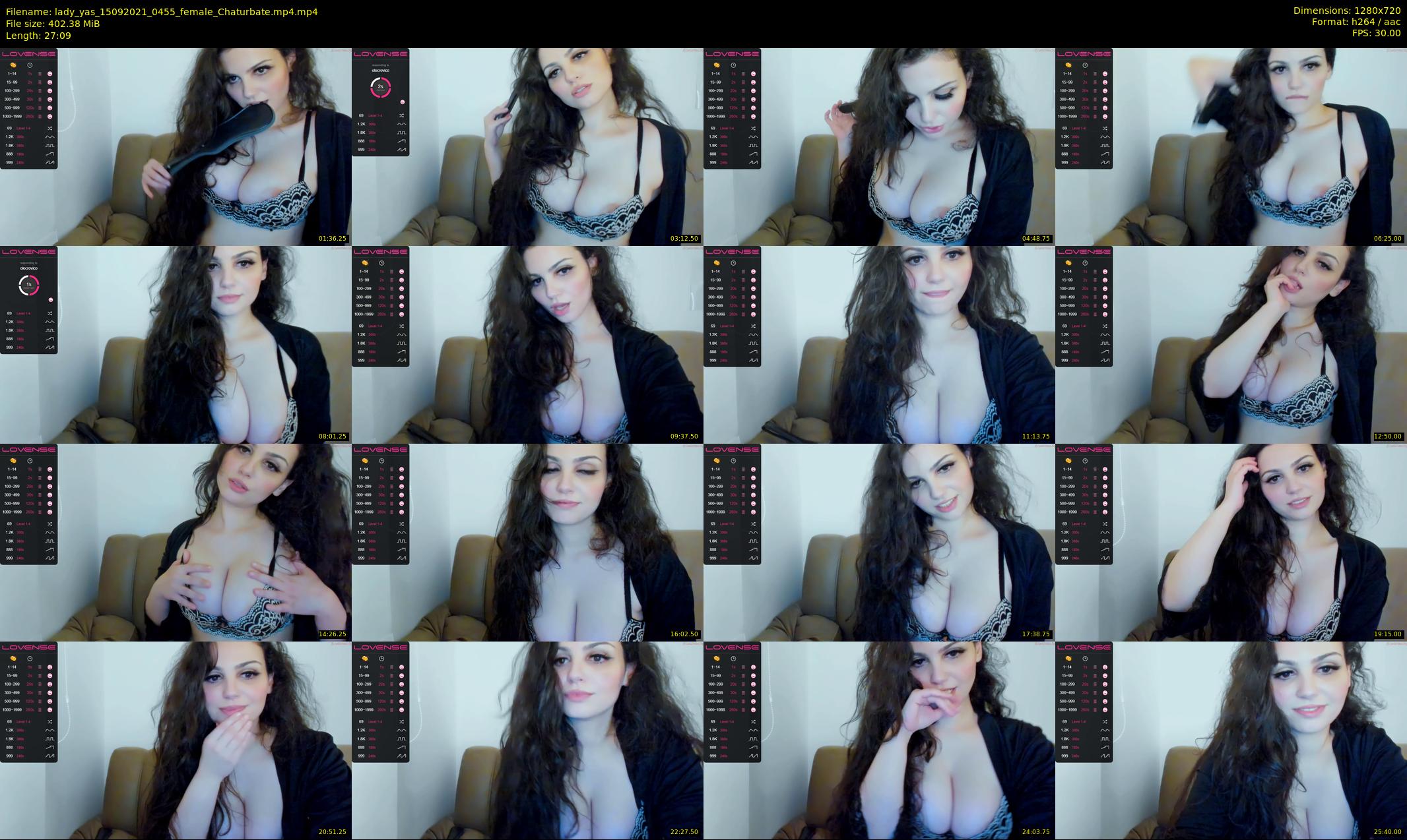 lady_yas — 28 minute Chaturbate female cam show recording, 720p, Sep 15, 2021