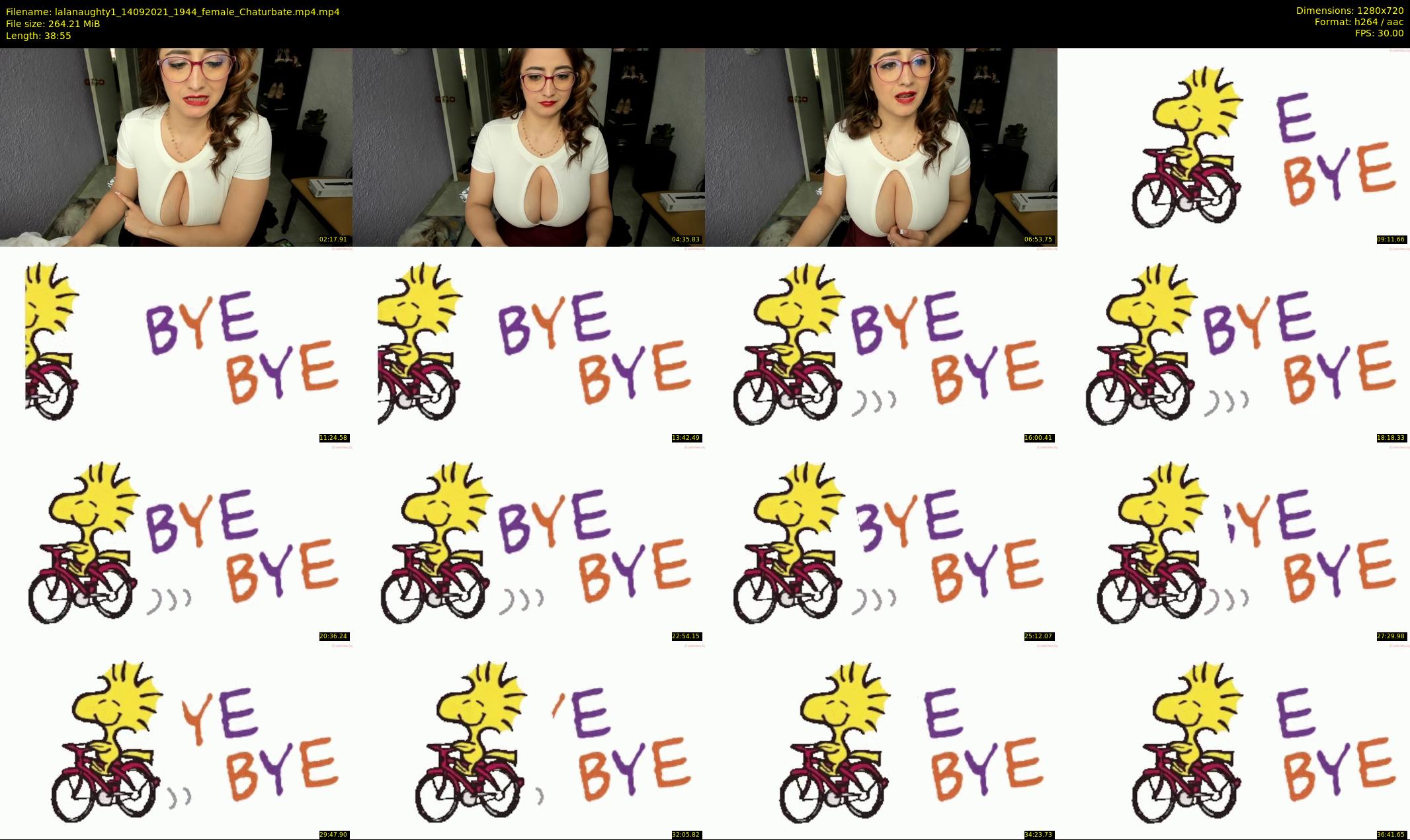 lalanaughty1 — 39 minute Chaturbate female cam show recording, 720p, Sep 14, 2021