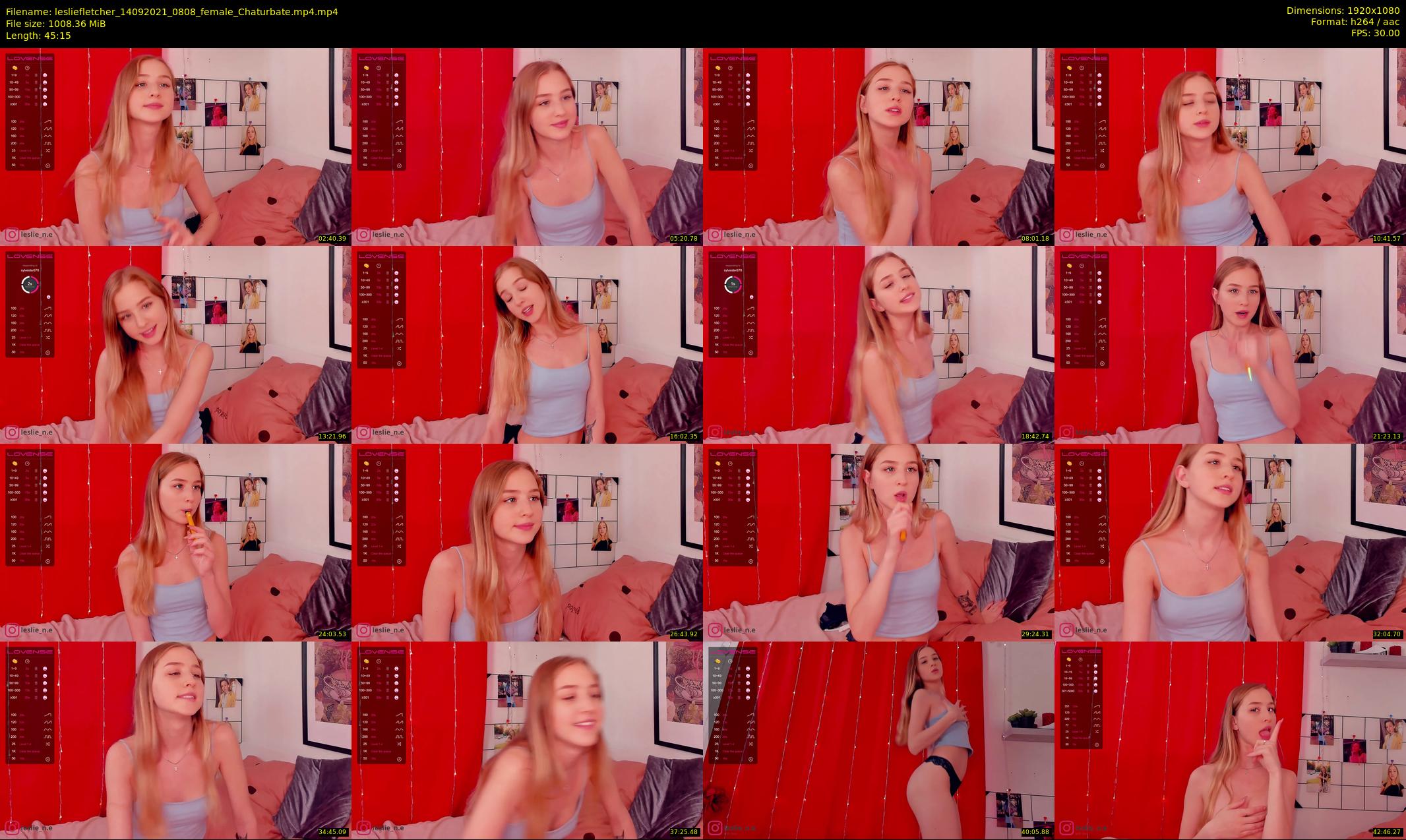 lesliefletcher — 46 minute Chaturbate couple cam show recording, 1080p, Sep 14, 2021