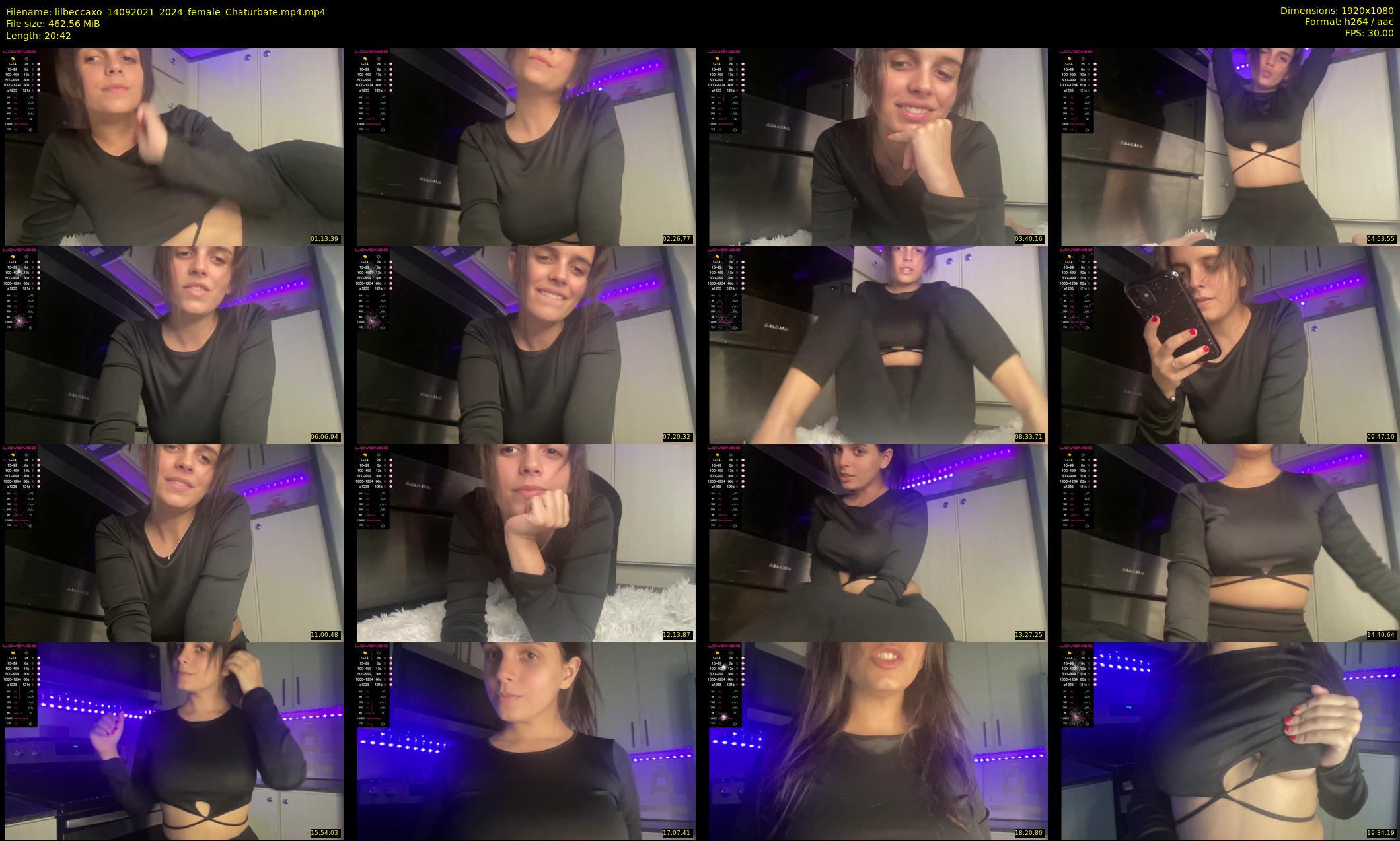 lilbeccaxo — 21 minute Chaturbate female cam show recording, 1080p, Sep 14, 2021
