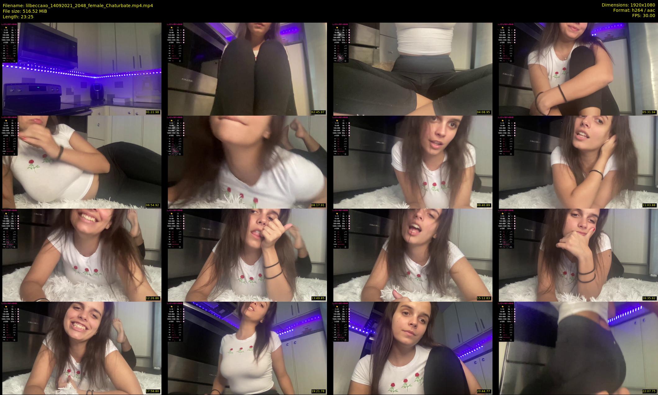 lilbeccaxo — 24 minute Chaturbate female cam show recording, 1080p, Sep 14, 2021