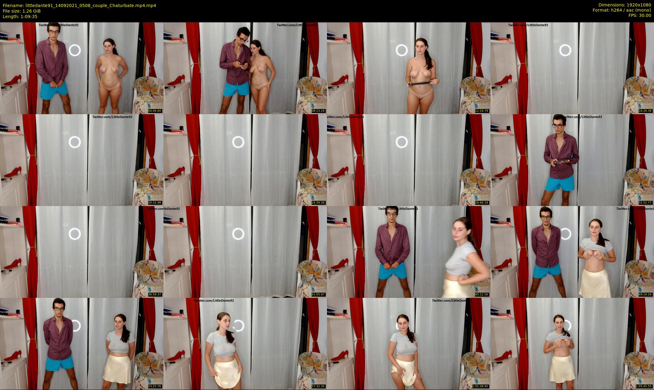littledante91 — 70 minute Chaturbate couple cam show recording, 1080p, Sep 14, 2021
