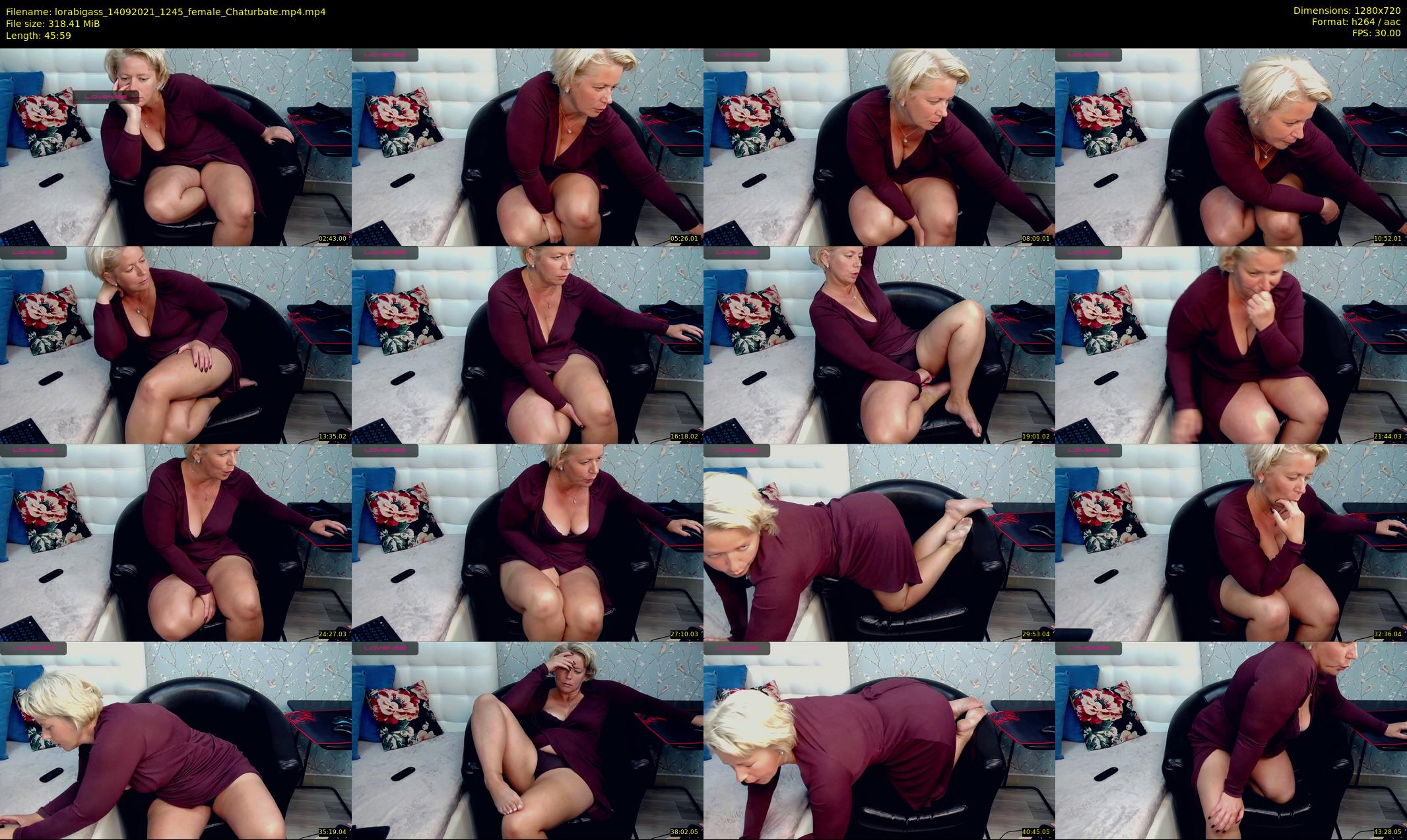 lorabigass — 46 minute Chaturbate female cam show recording, 720p, Sep 14, 2021
