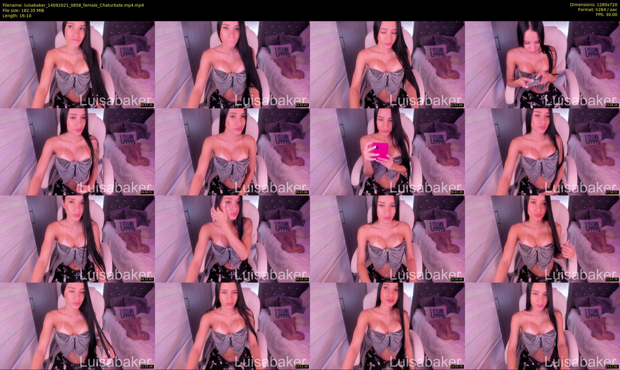 luisabaker — 17 minute Chaturbate female cam show recording, 720p, Sep 14, 2021