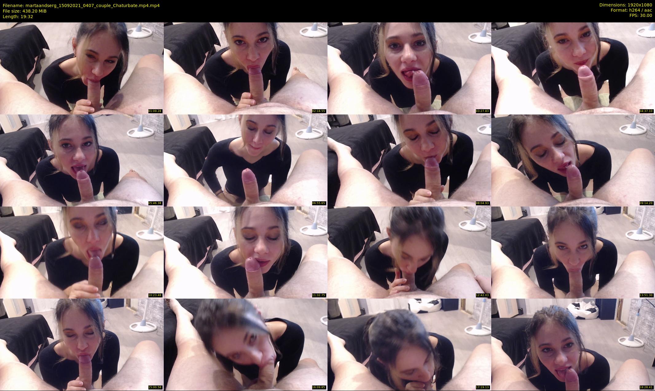 martaandserg — 20 minute Chaturbate female cam show recording, 1080p, Sep 15, 2021