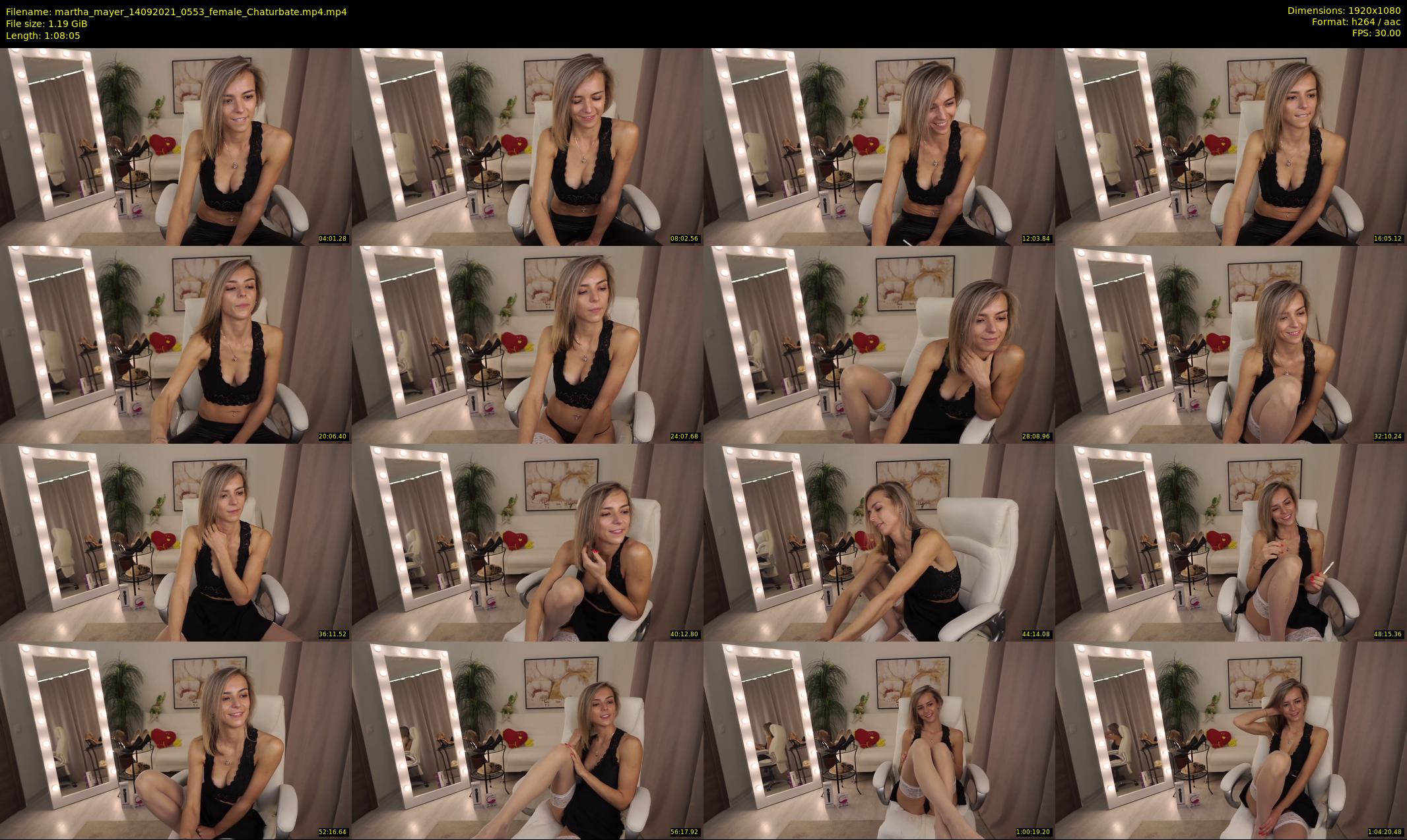 martha_mayer — 69 minute Chaturbate female cam show recording, 1080p, Sep 14, 2021