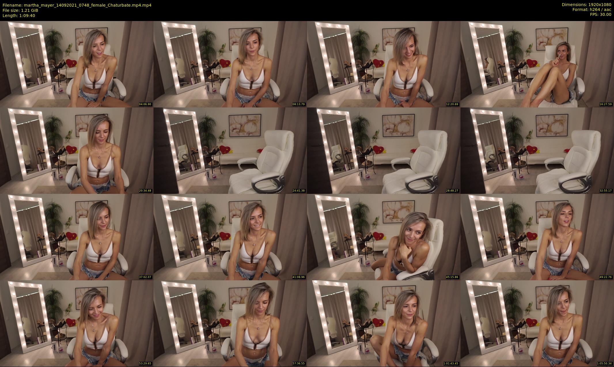 martha_mayer — 70 minute Chaturbate female cam show recording, 1080p, Sep 14, 2021