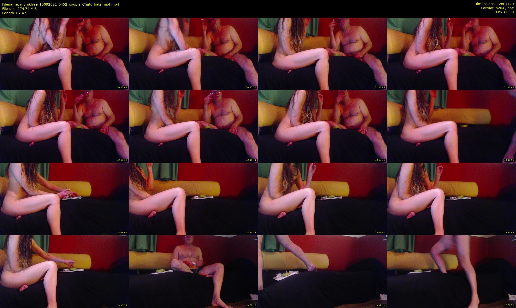 monikfree — 8 minute Chaturbate couple cam show recording, 720p, Sep 15, 2021