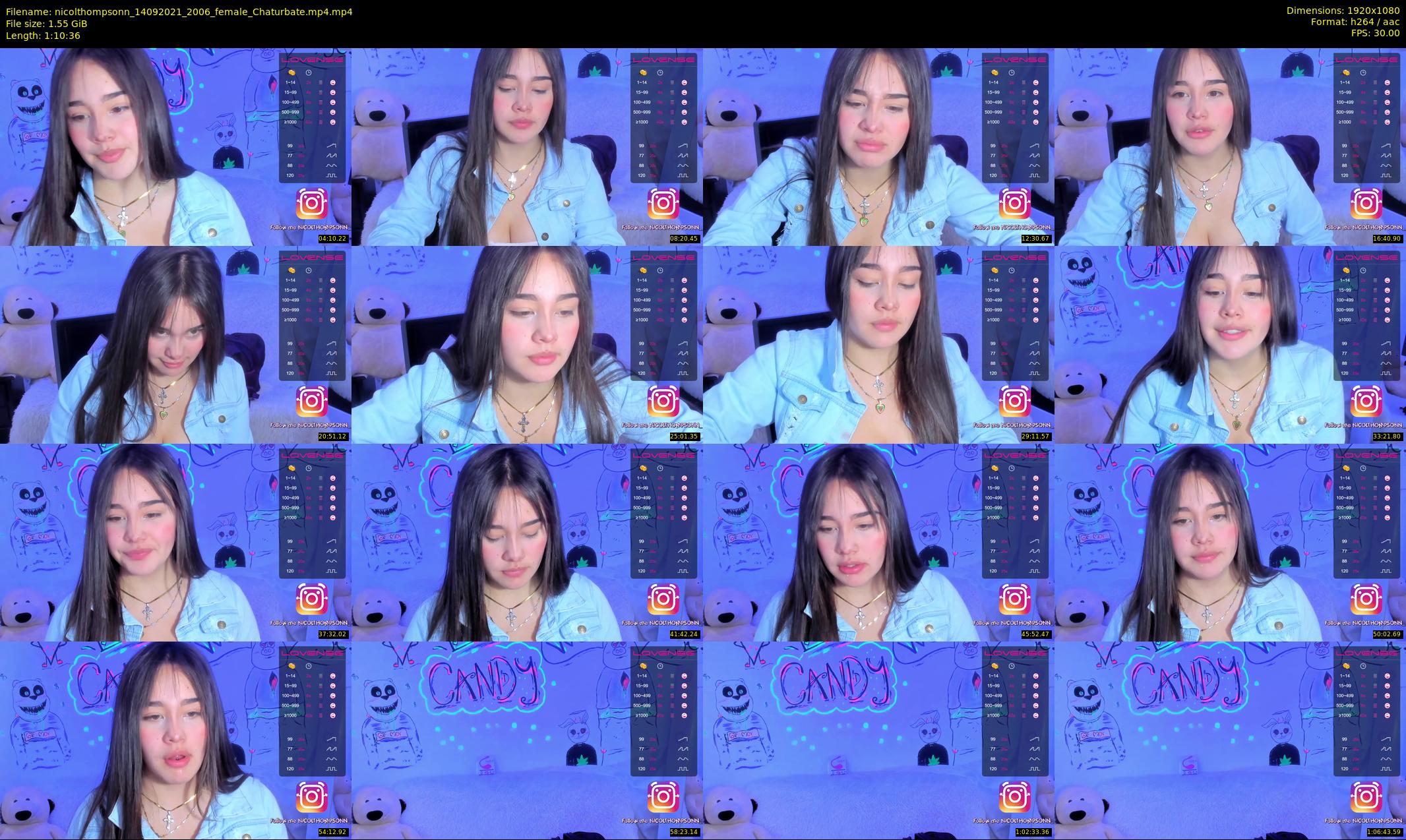 nicolthompsonn — 71 minute Chaturbate female cam show recording, 1080p, Sep 14, 2021