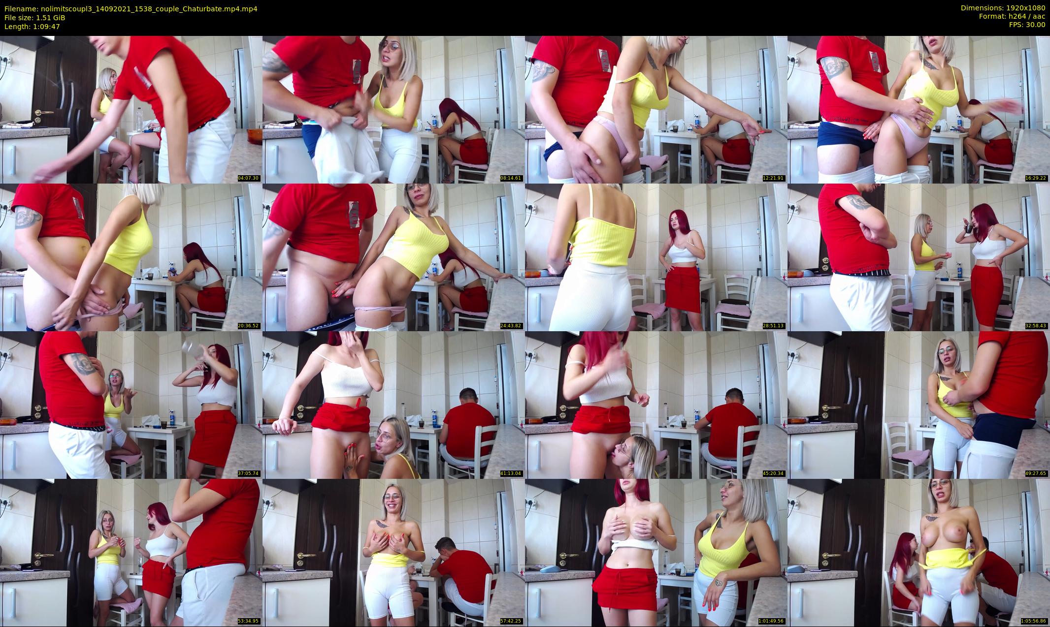 nolimitscoupl3 — 70 minute Chaturbate couple cam show recording, 1080p, Sep 14, 2021