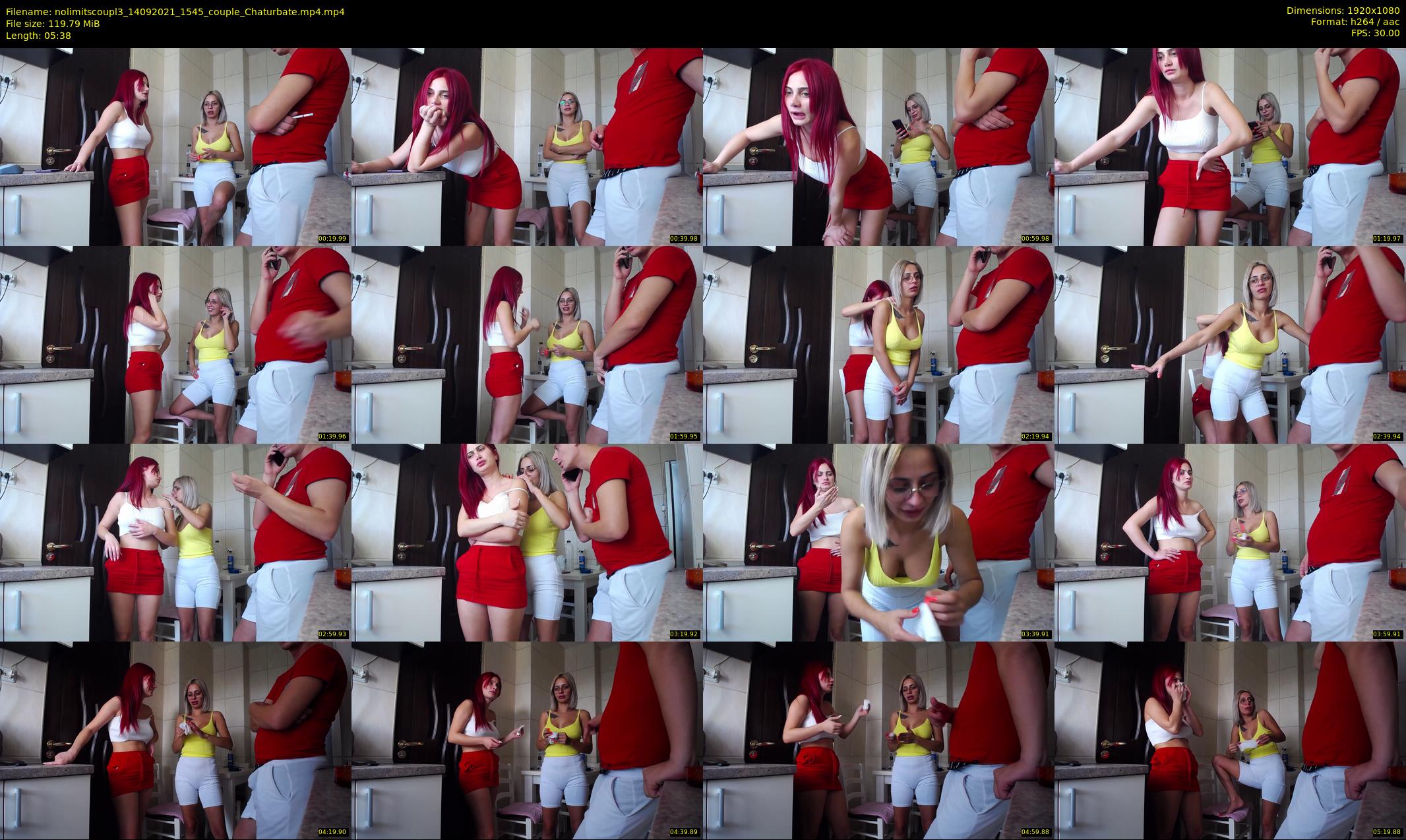 nolimitscoupl3 — 6 minute Chaturbate couple cam show recording, 1080p, Sep 14, 2021