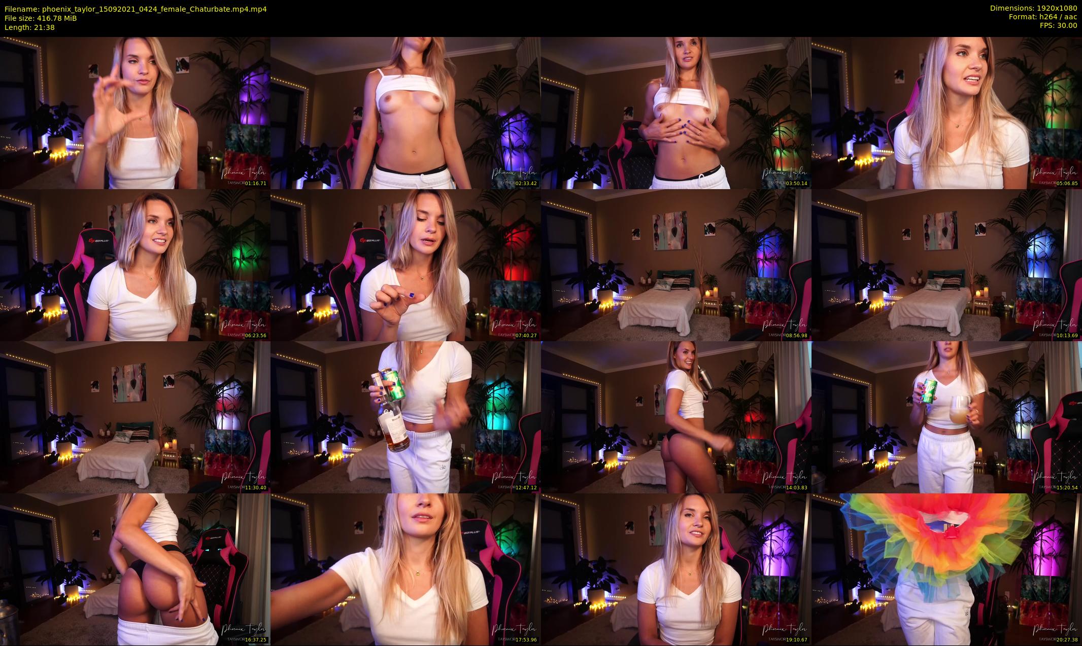 phoenix_taylor — 22 minute Chaturbate female cam show recording, 1080p, Sep 15, 2021