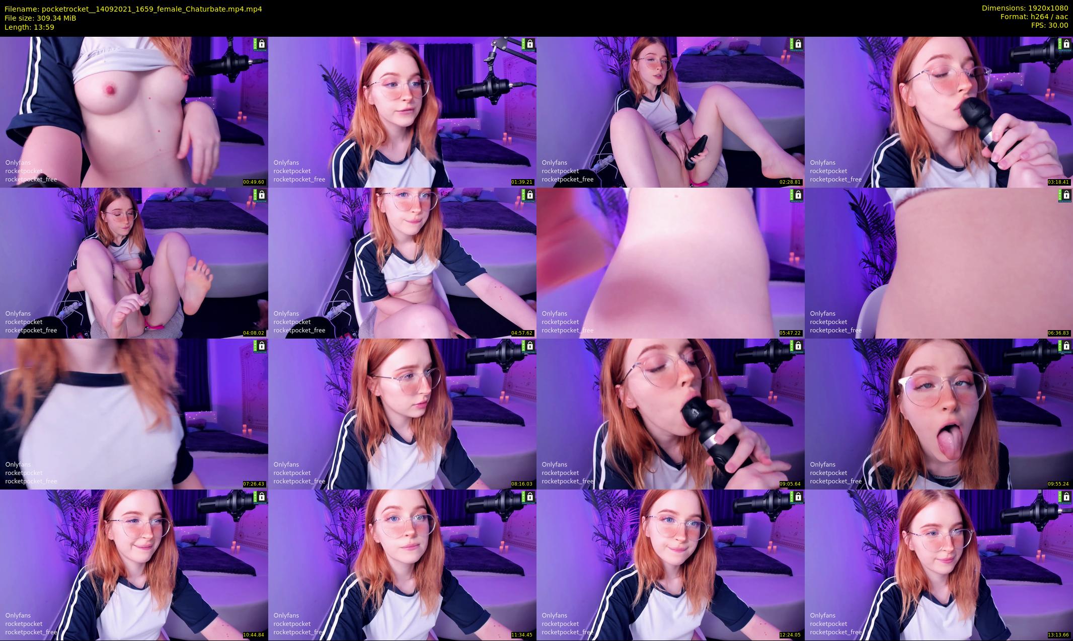 pocketrocket_ — 14 minute Chaturbate female cam show recording, 1080p, Sep 14, 2021