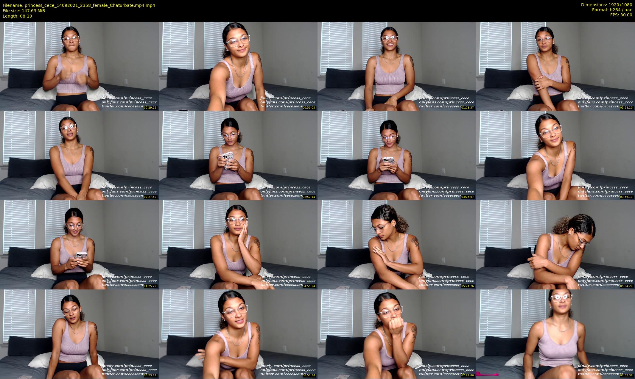 princess_cece — 9 minute Chaturbate female cam show recording, 1080p, Sep 14, 2021