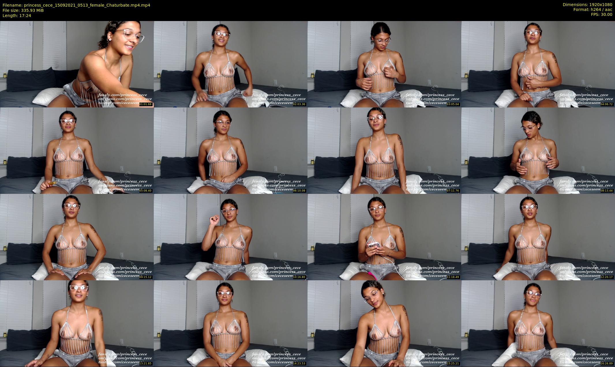 princess_cece — 18 minute Chaturbate female cam show recording, 1080p, Sep 15, 2021