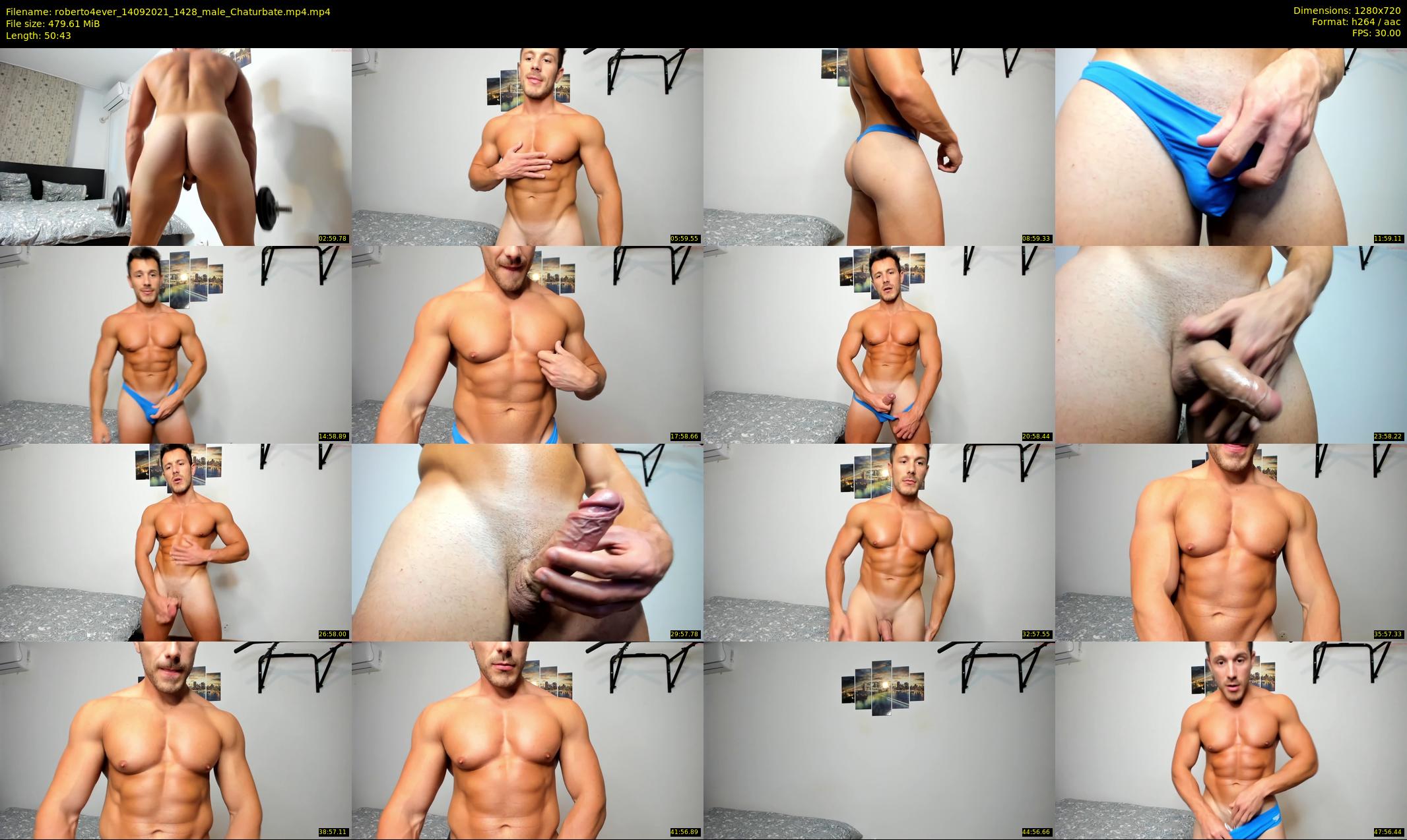 roberto4ever — 51 minute Chaturbate male cam show recording, 720p, Sep 14, 2021