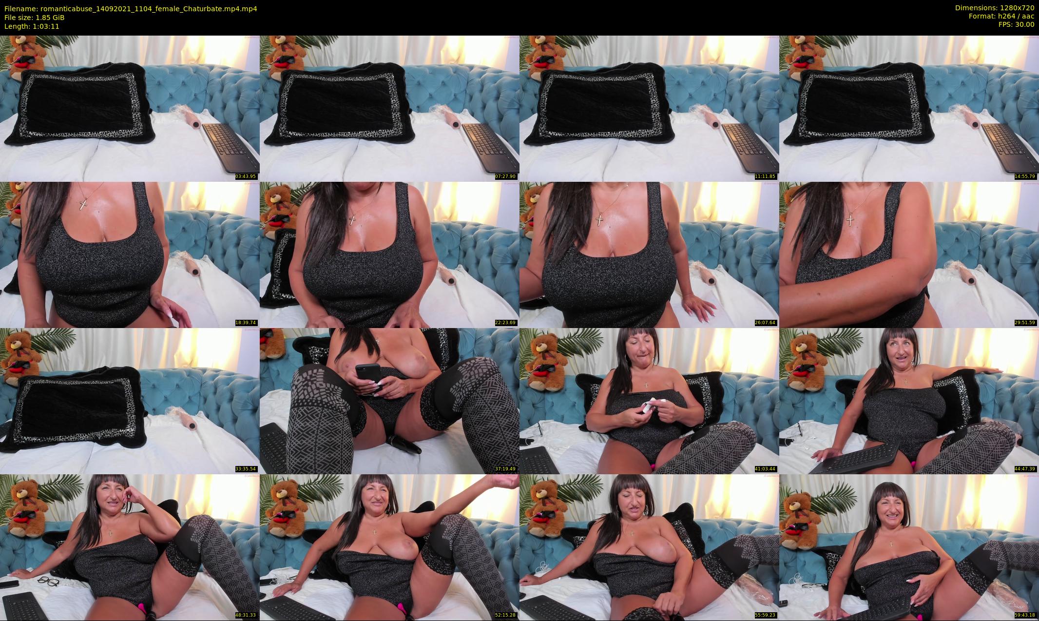 romanticabuse — 64 minute Chaturbate female cam show recording, 720p, Sep 14, 2021