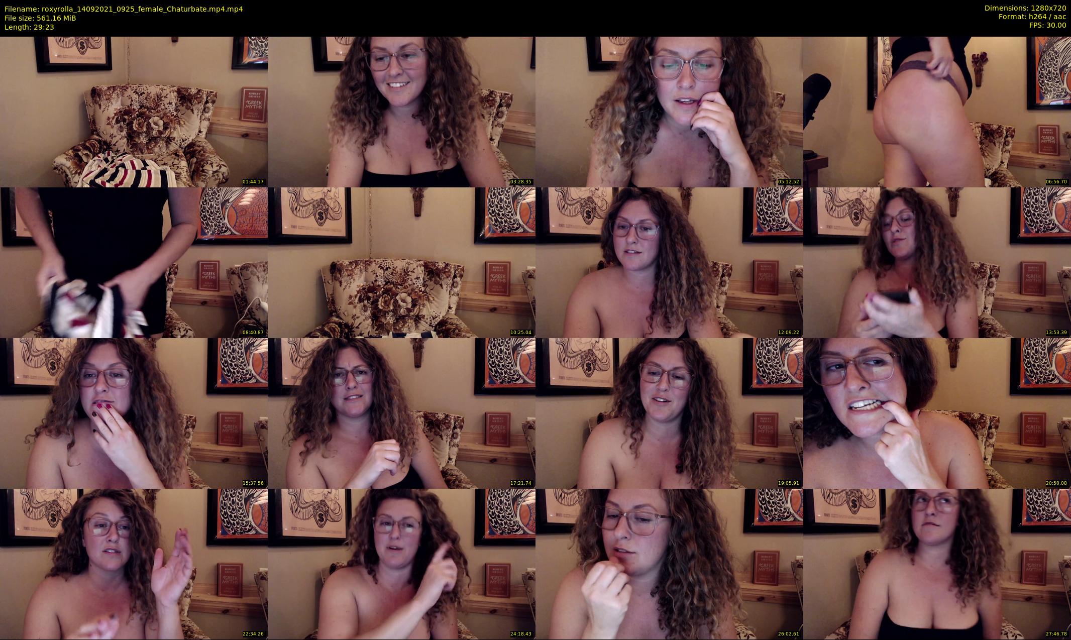 roxyrolla — 30 minute Chaturbate female cam show recording, 720p, Sep 14, 2021