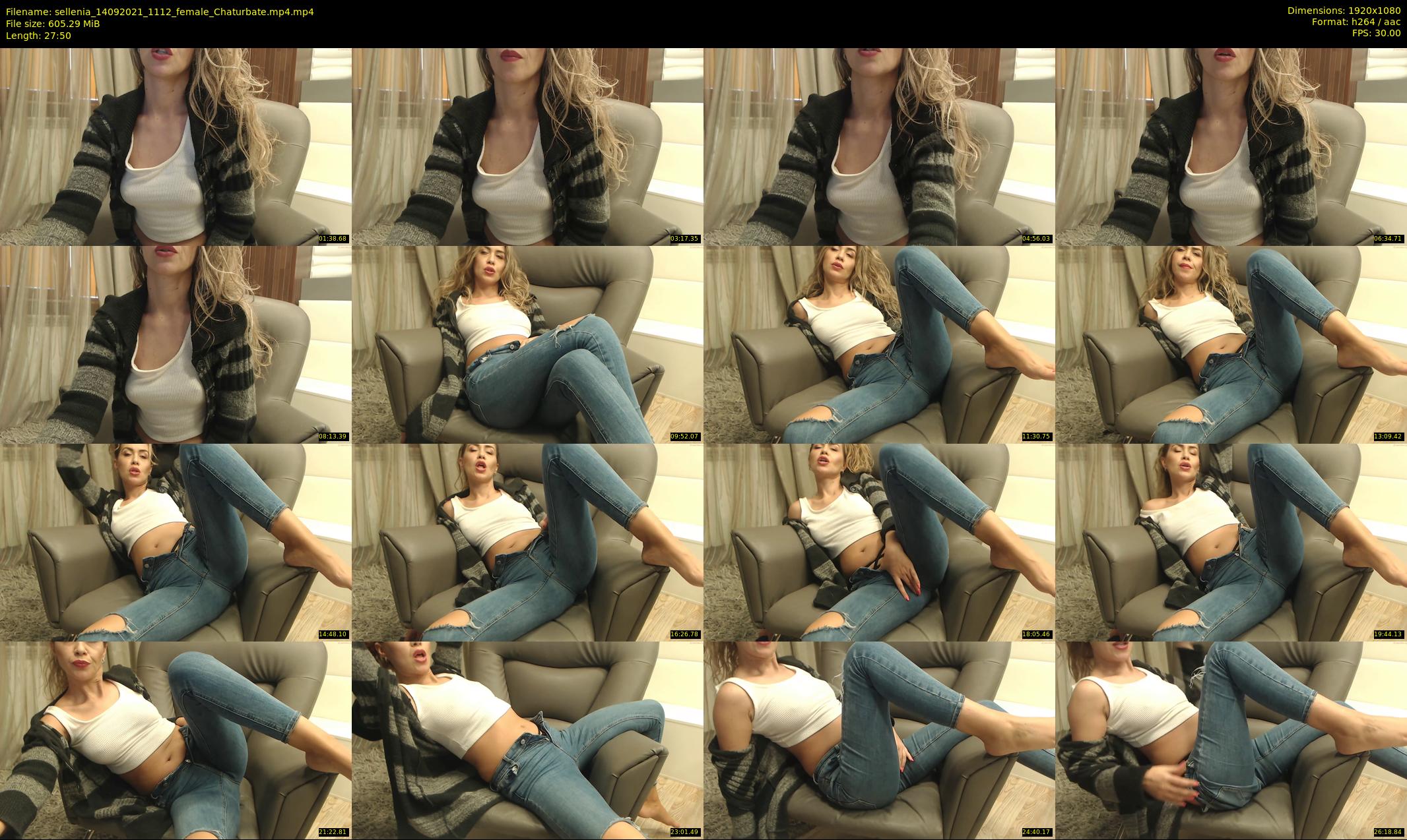 sellenia — 28 minute Chaturbate female cam show recording, 1080p, Sep 14, 2021