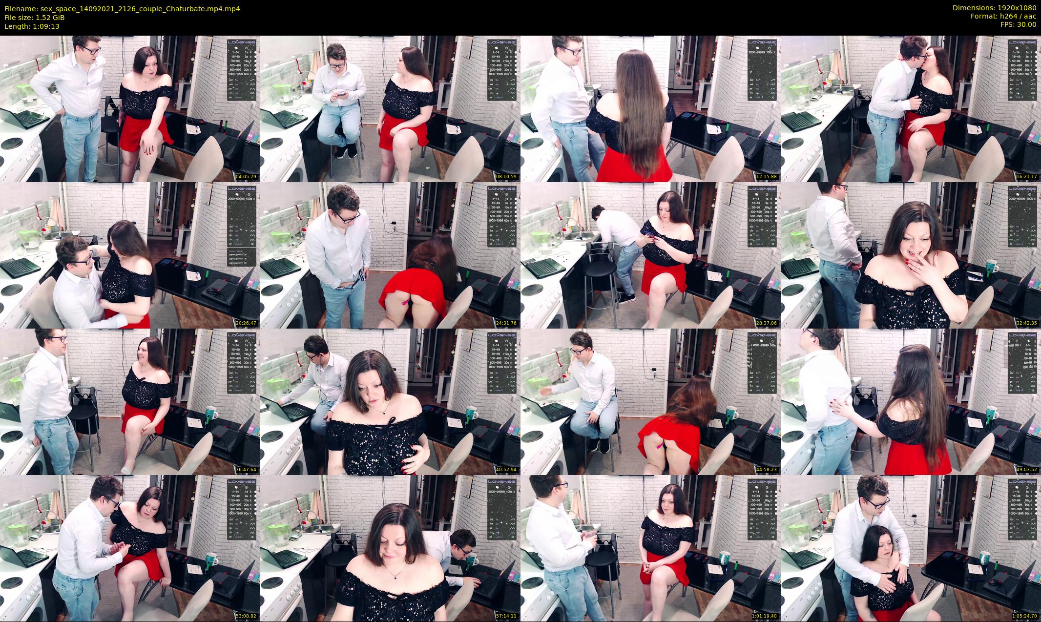 sex_space — 70 minute Chaturbate couple cam show recording, 1080p, Sep 14, 2021