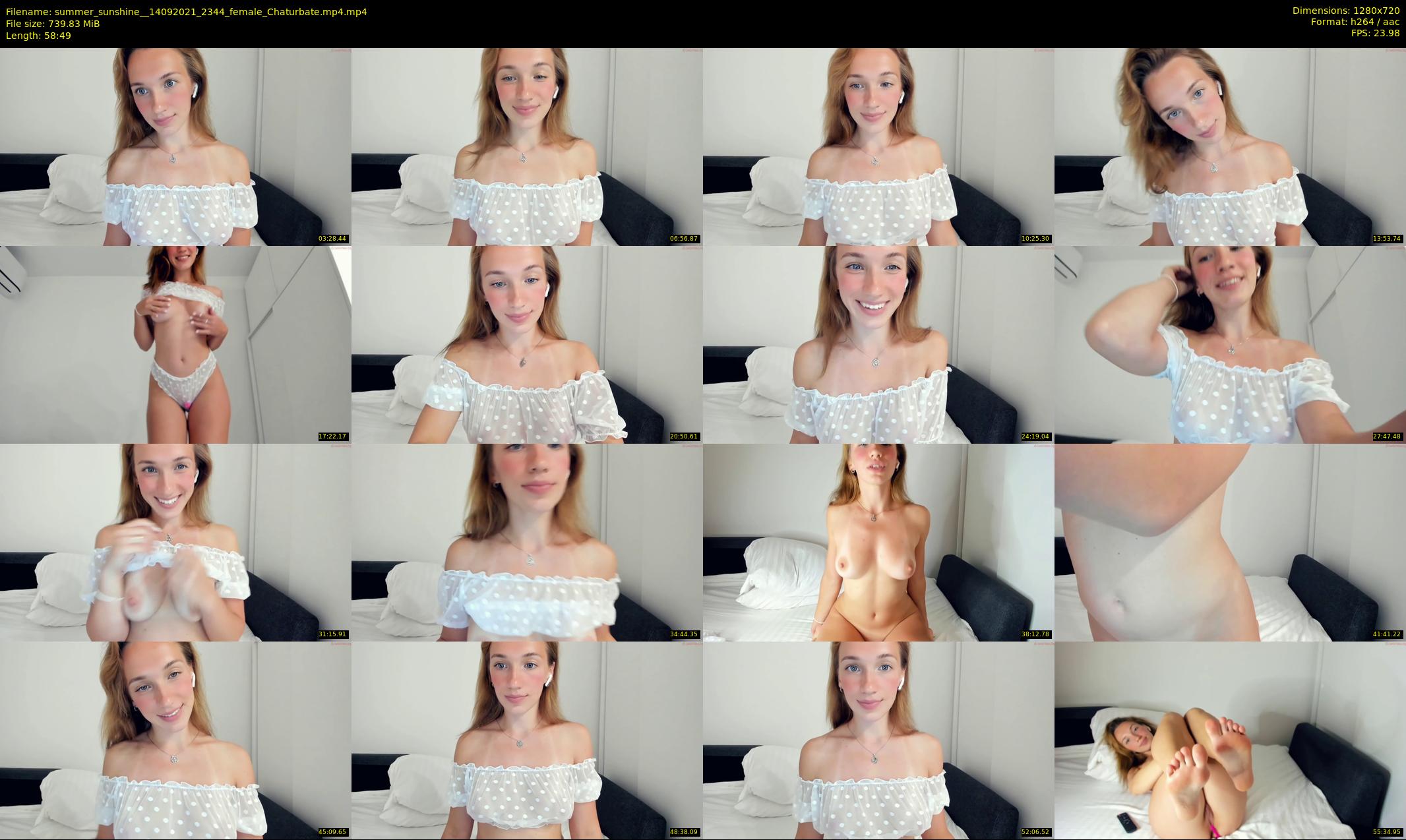 summer_sunshine_ — 59 minute Chaturbate female cam show recording, 720p, Sep 14, 2021