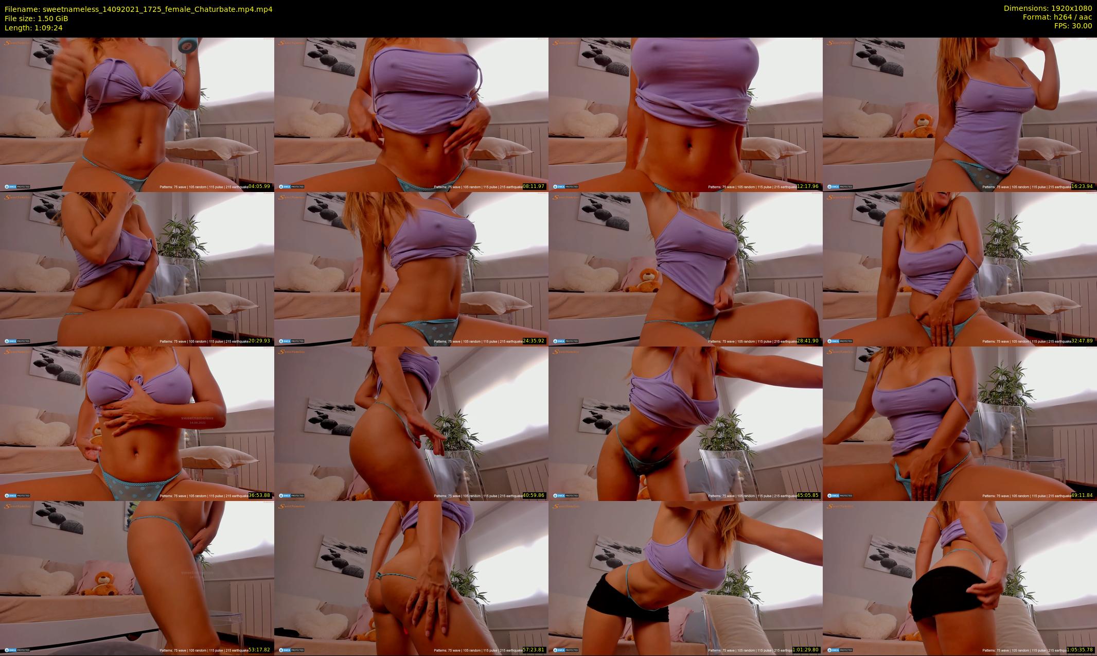sweetnameless — 70 minute Chaturbate couple cam show recording, 1080p, Sep 14, 2021