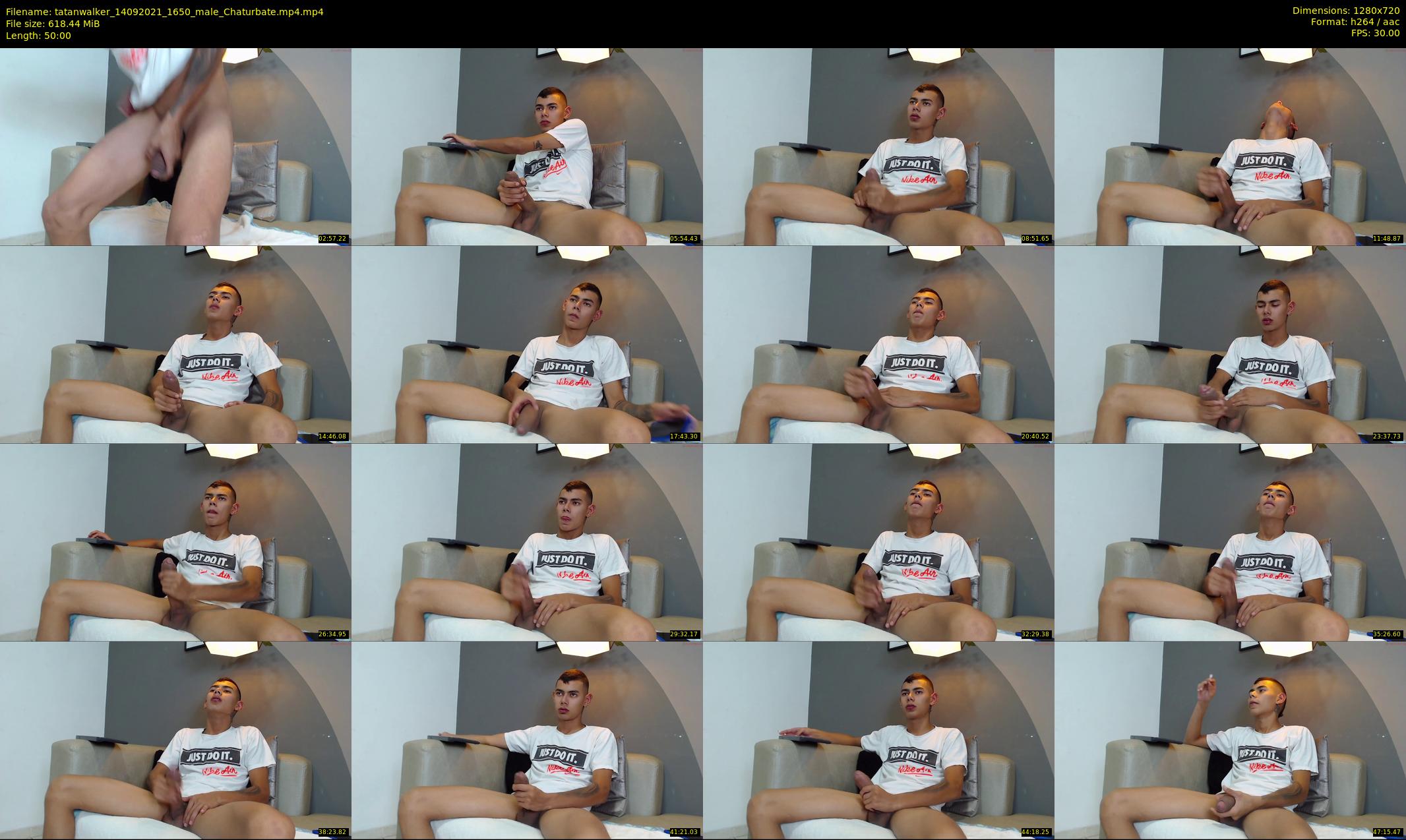 tatanwalker — 50 minute Chaturbate male cam show recording, 720p, Sep 14, 2021