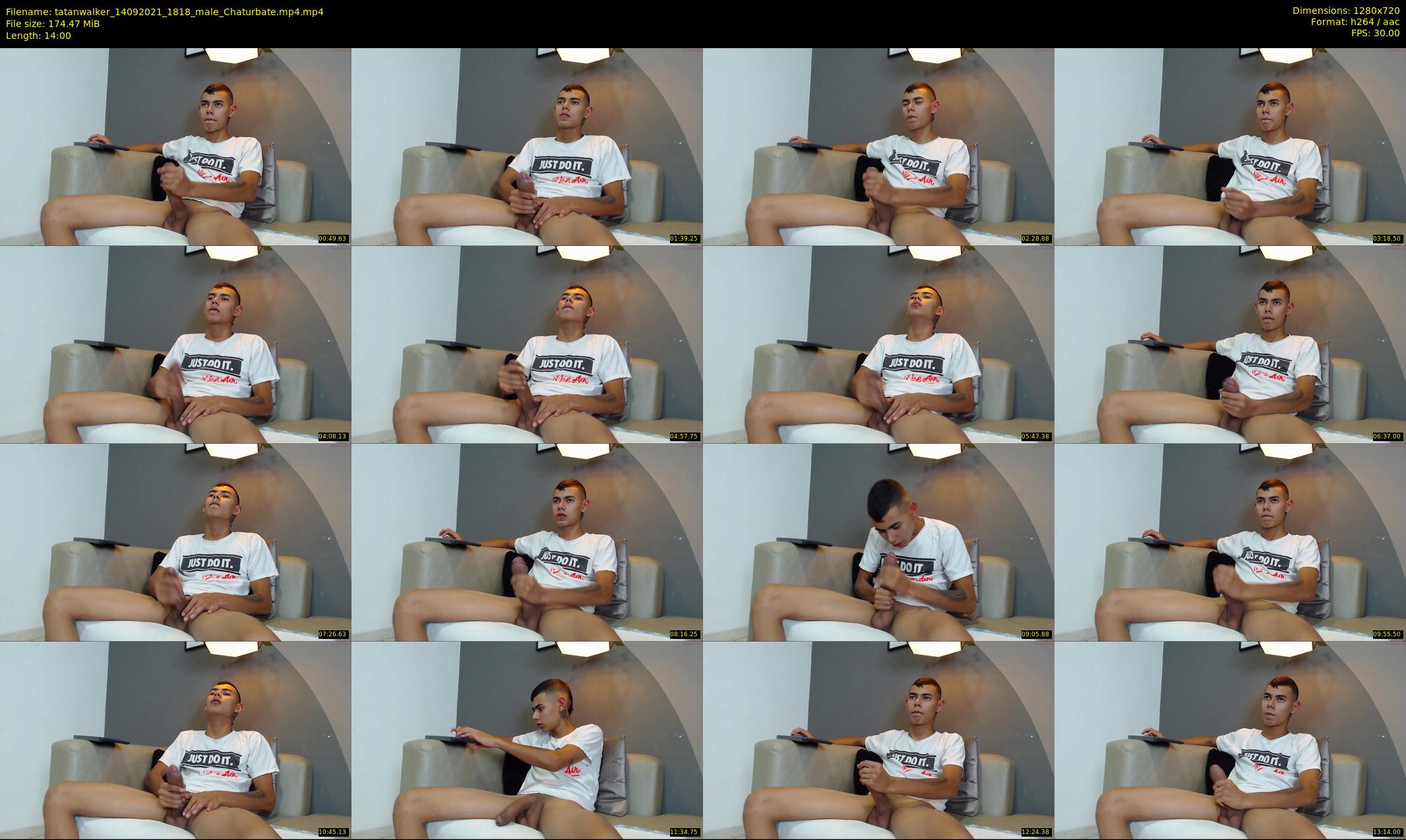 tatanwalker — 14 minute Chaturbate male cam show recording, 720p, Sep 14, 2021