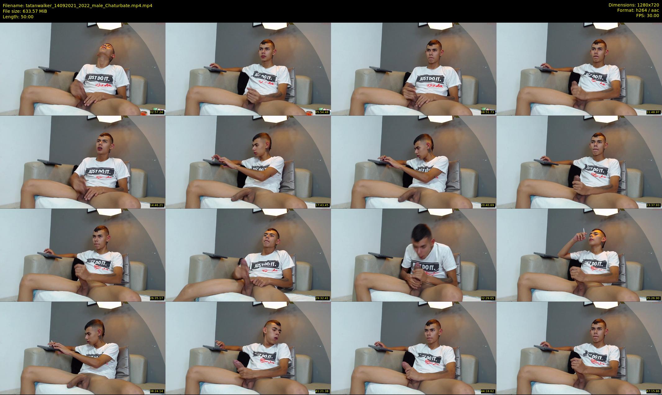 tatanwalker — 50 minute Chaturbate male cam show recording, 720p, Sep 14, 2021