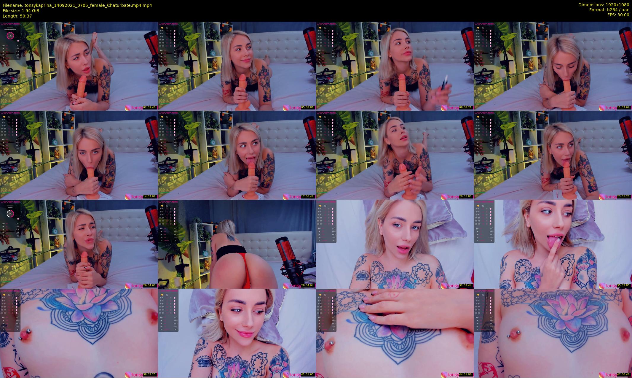 tonsykaprina — 51 minute Chaturbate couple cam show recording, 1080p, Sep 14, 2021