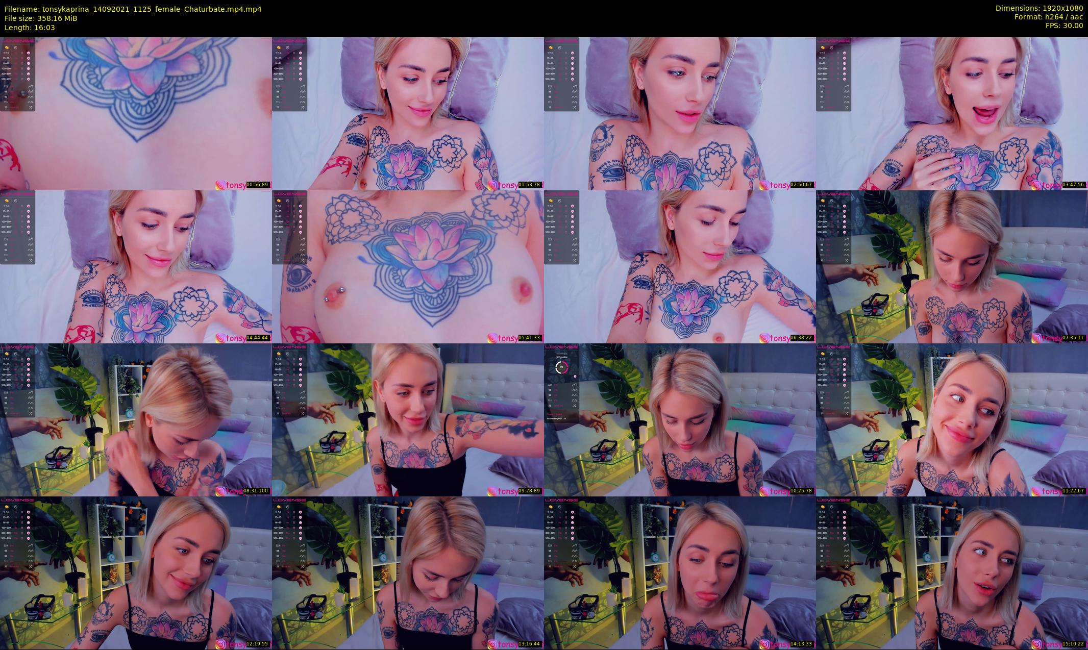 tonsykaprina — 17 minute Chaturbate couple cam show recording, 1080p, Sep 14, 2021