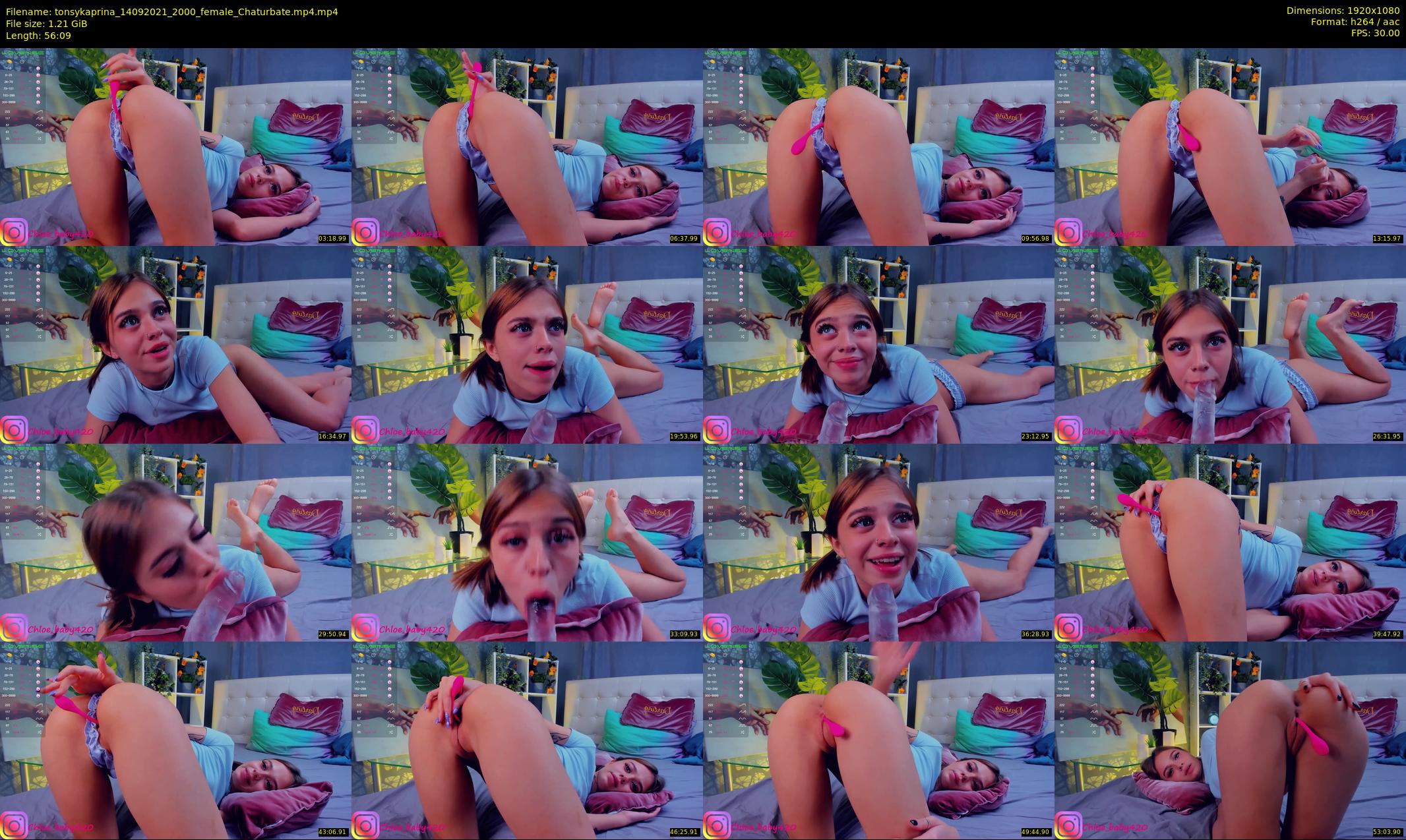 tonsykaprina — 57 minute Chaturbate couple cam show recording, 1080p, Sep 14, 2021