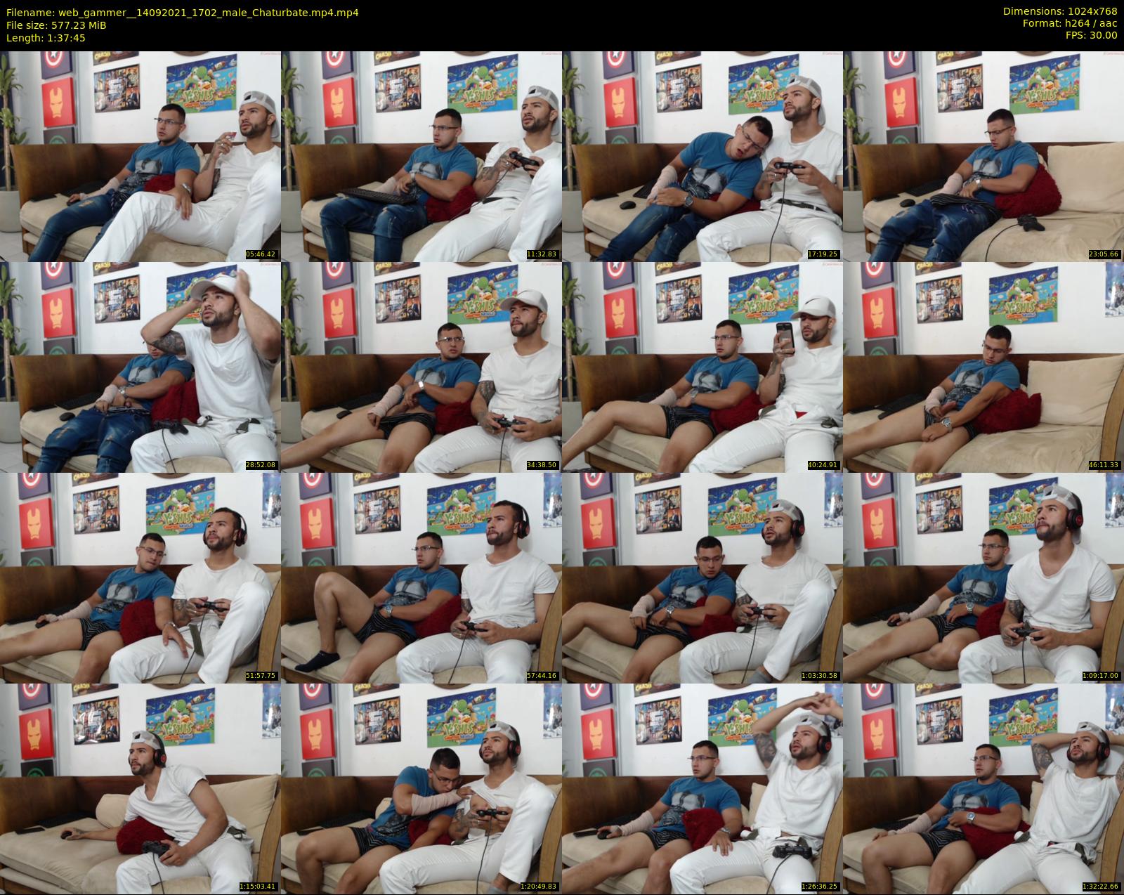 web_gammer_ — 98 minute Chaturbate male cam show recording, 720p, Sep 14, 2021