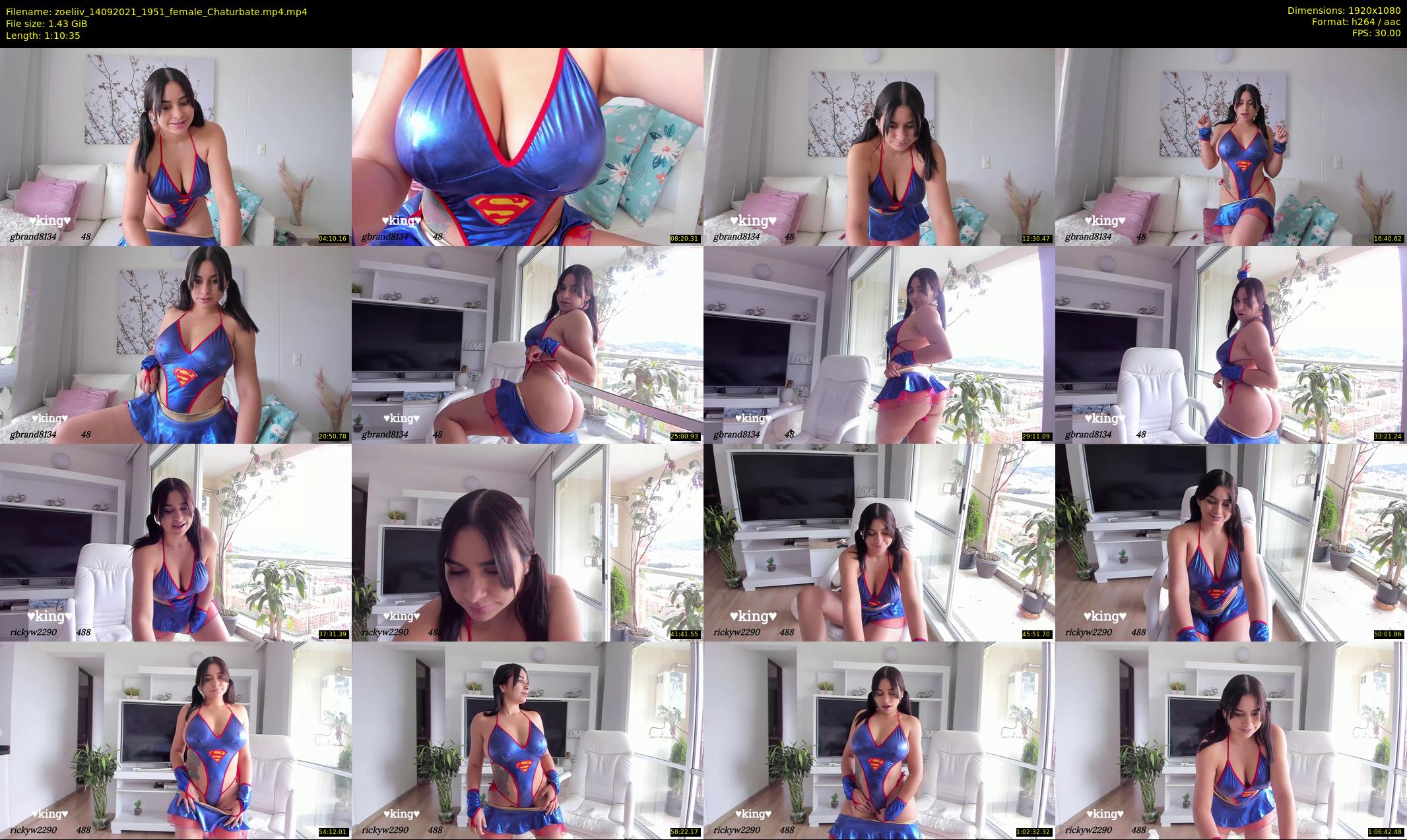 zoeliiv — 71 minute Chaturbate female cam show recording, 1080p, Sep 14, 2021