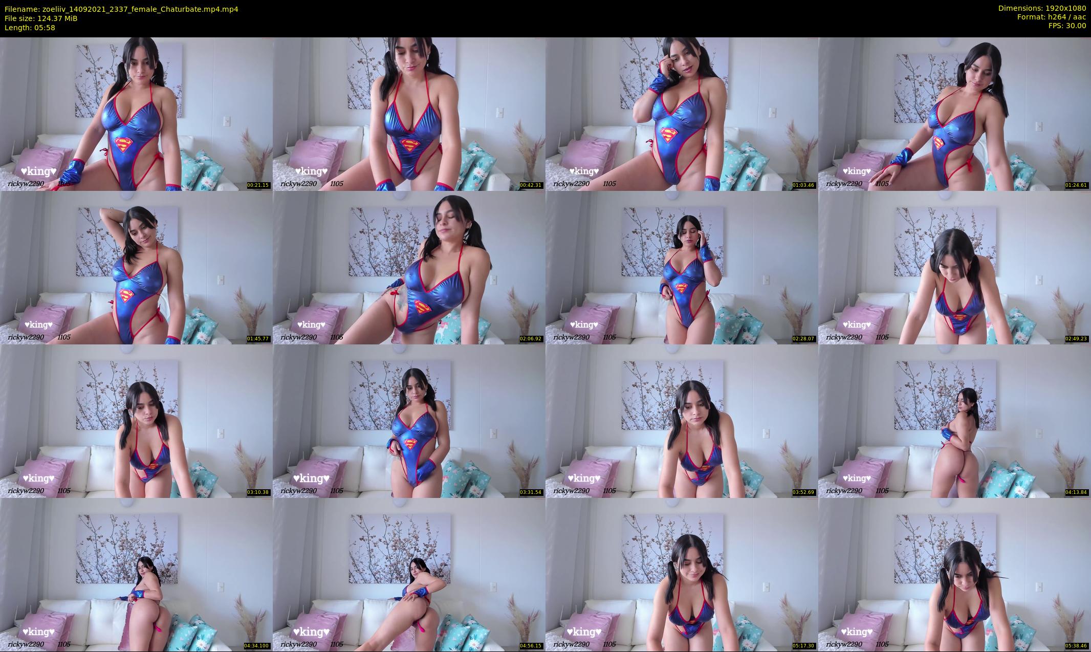 zoeliiv — 6 minute Chaturbate female cam show recording, 1080p, Sep 14, 2021